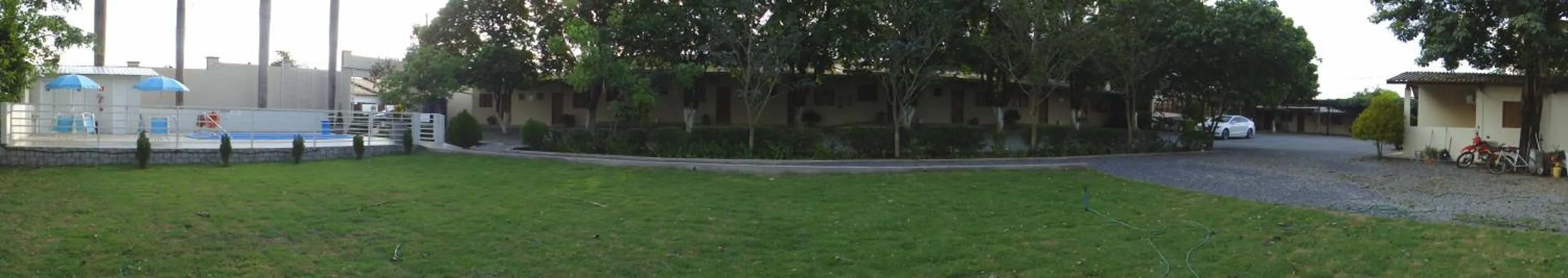 Garden view in Pousada Jubaia