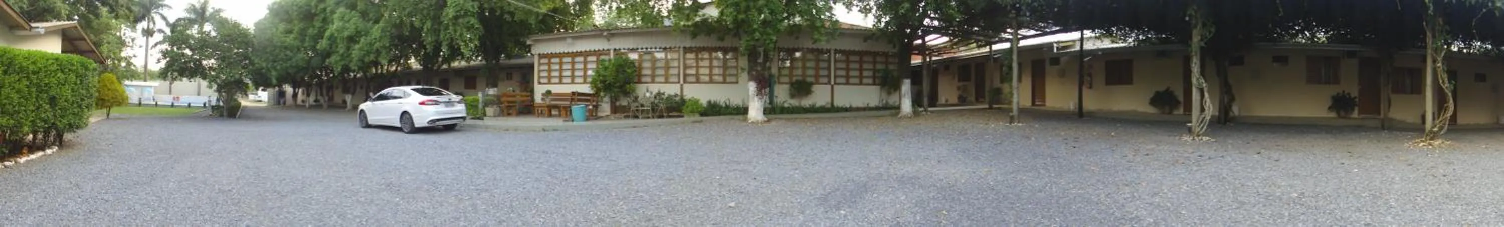 Inner courtyard view in Pousada Jubaia