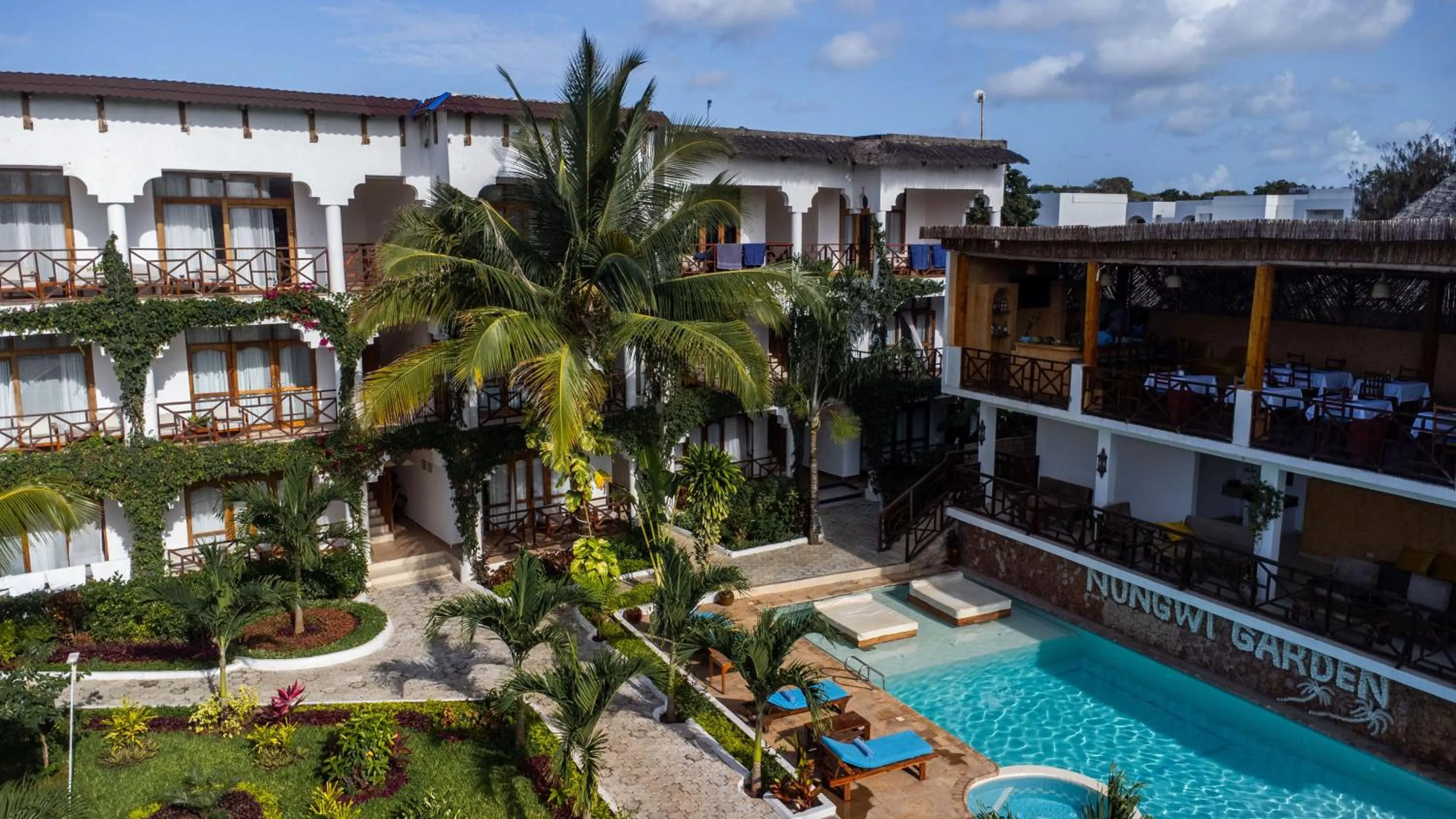 Property building in Nungwi Garden Boutique Hotel