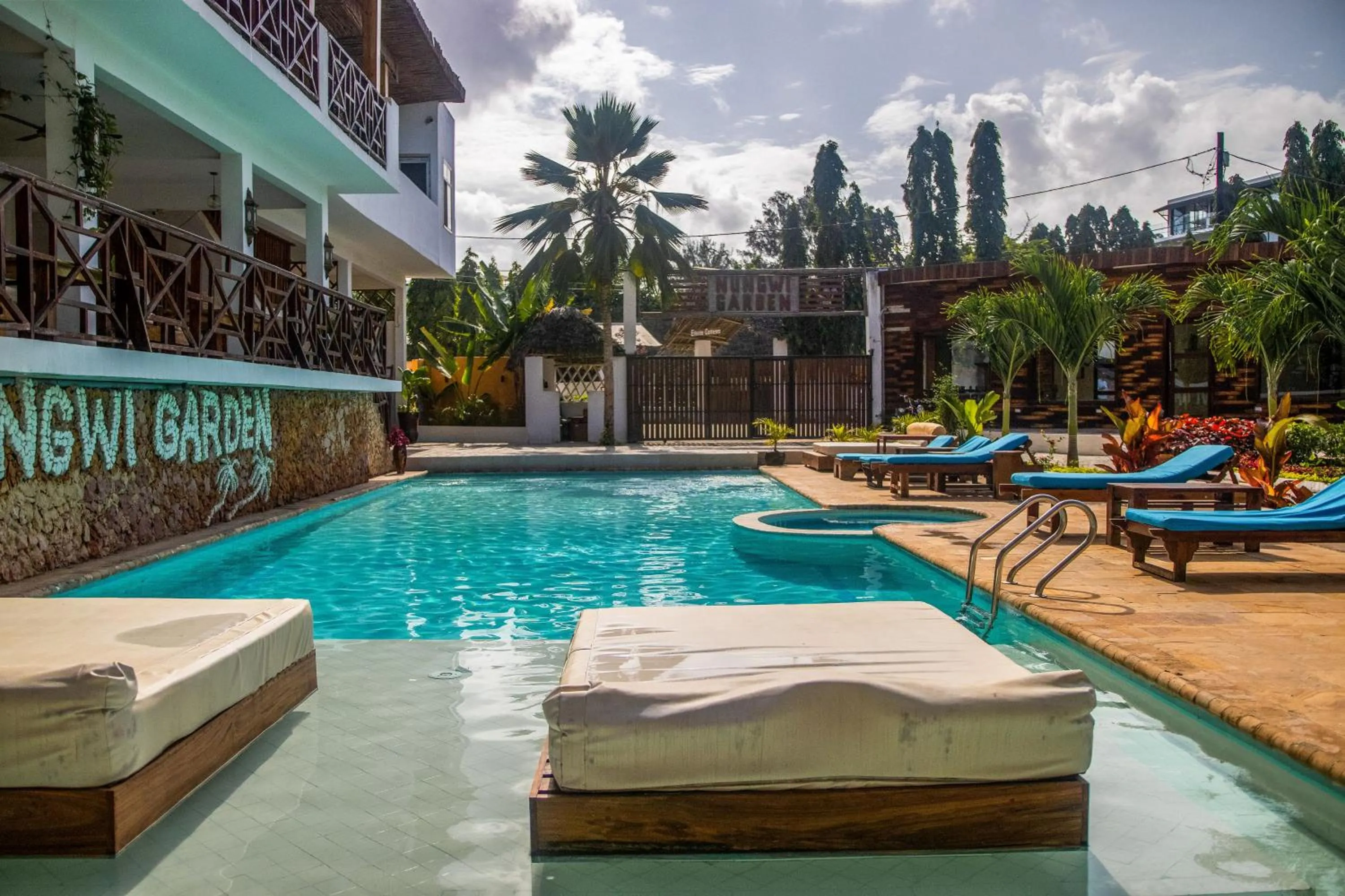 Swimming pool in Nungwi Garden Boutique Hotel