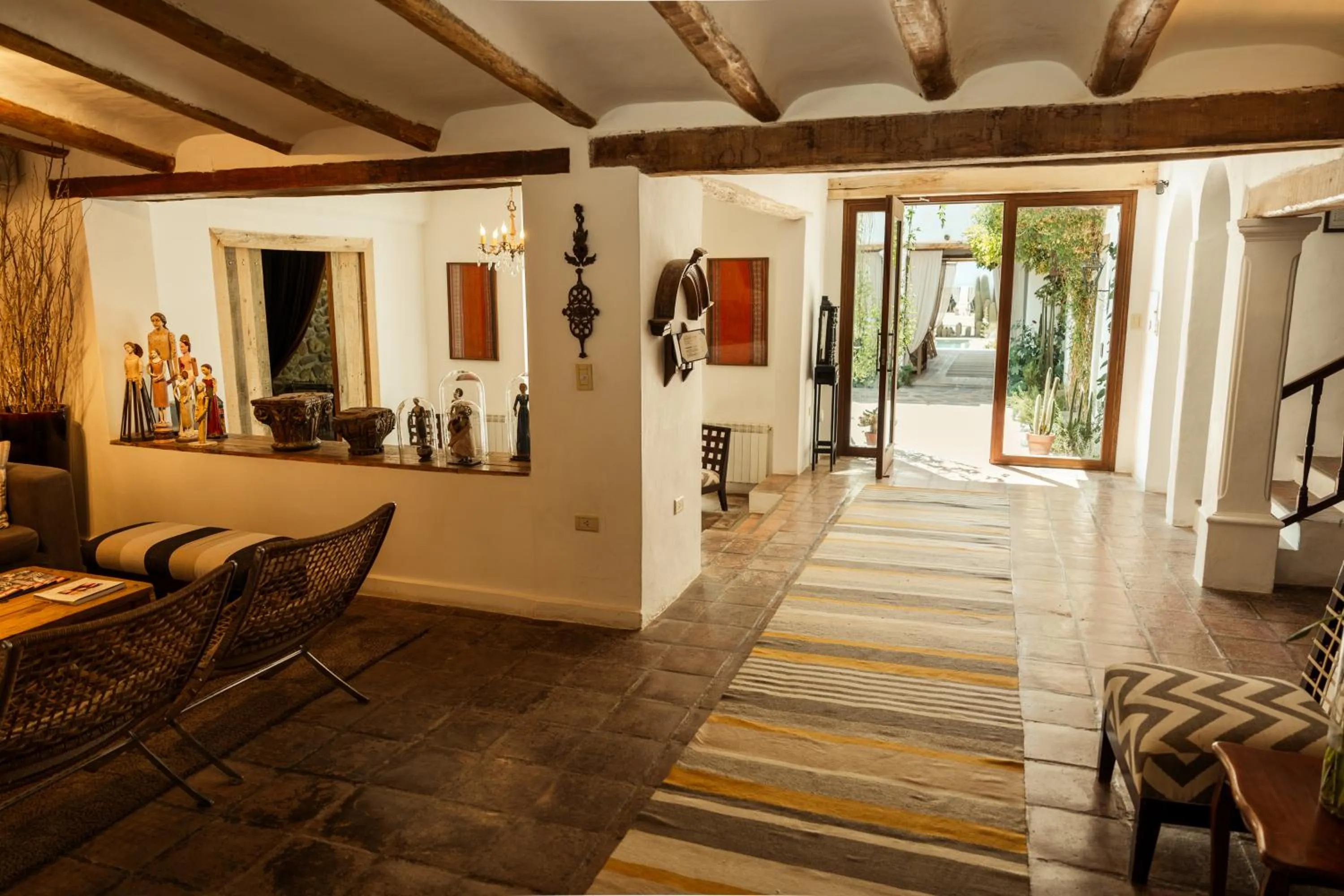 Lobby or reception in El Cortijo Hotel Boutique
