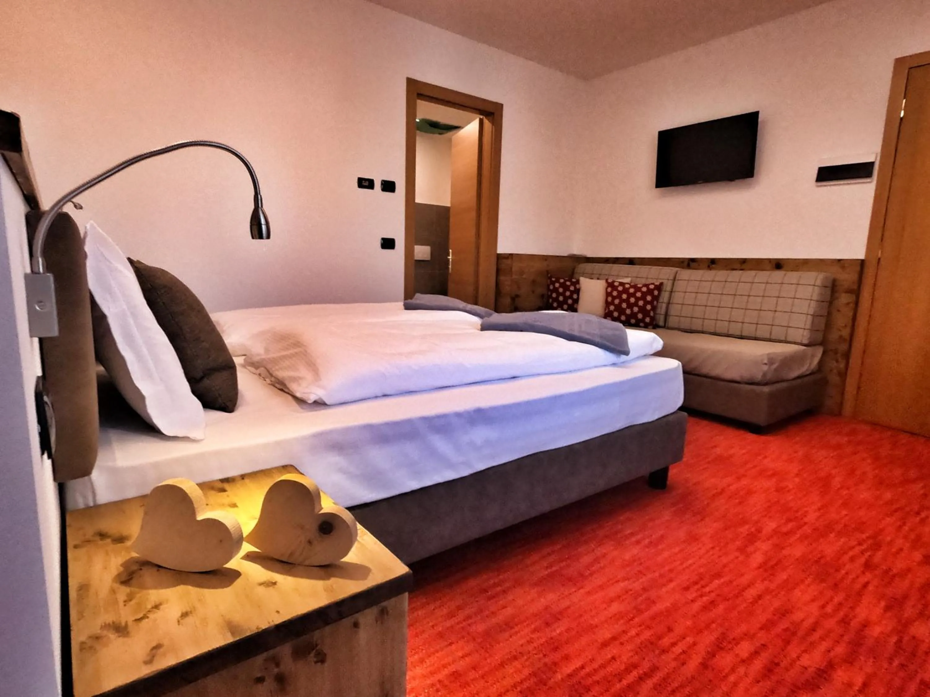 Bed in Hotel Cristallo