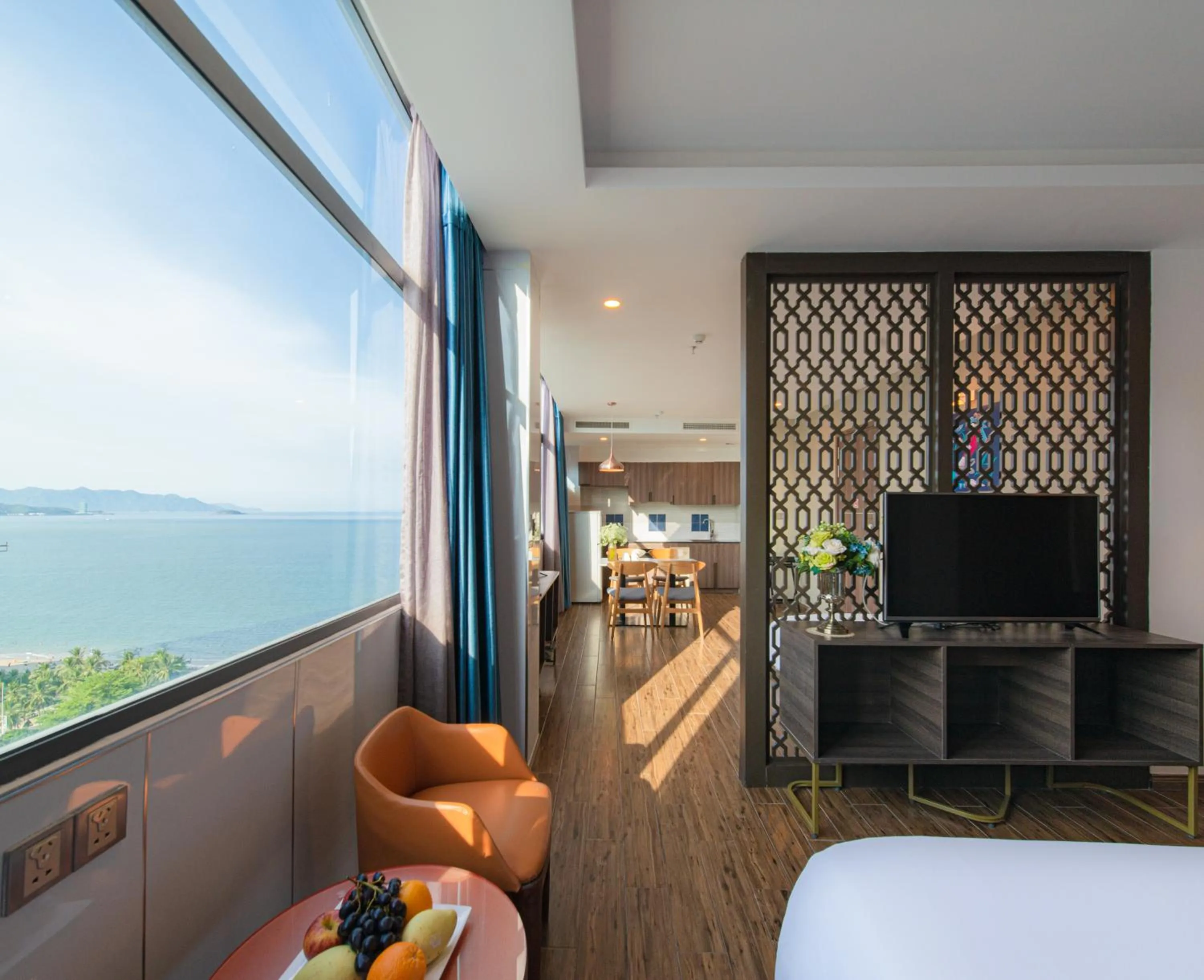 Living room in Aaron Hotel