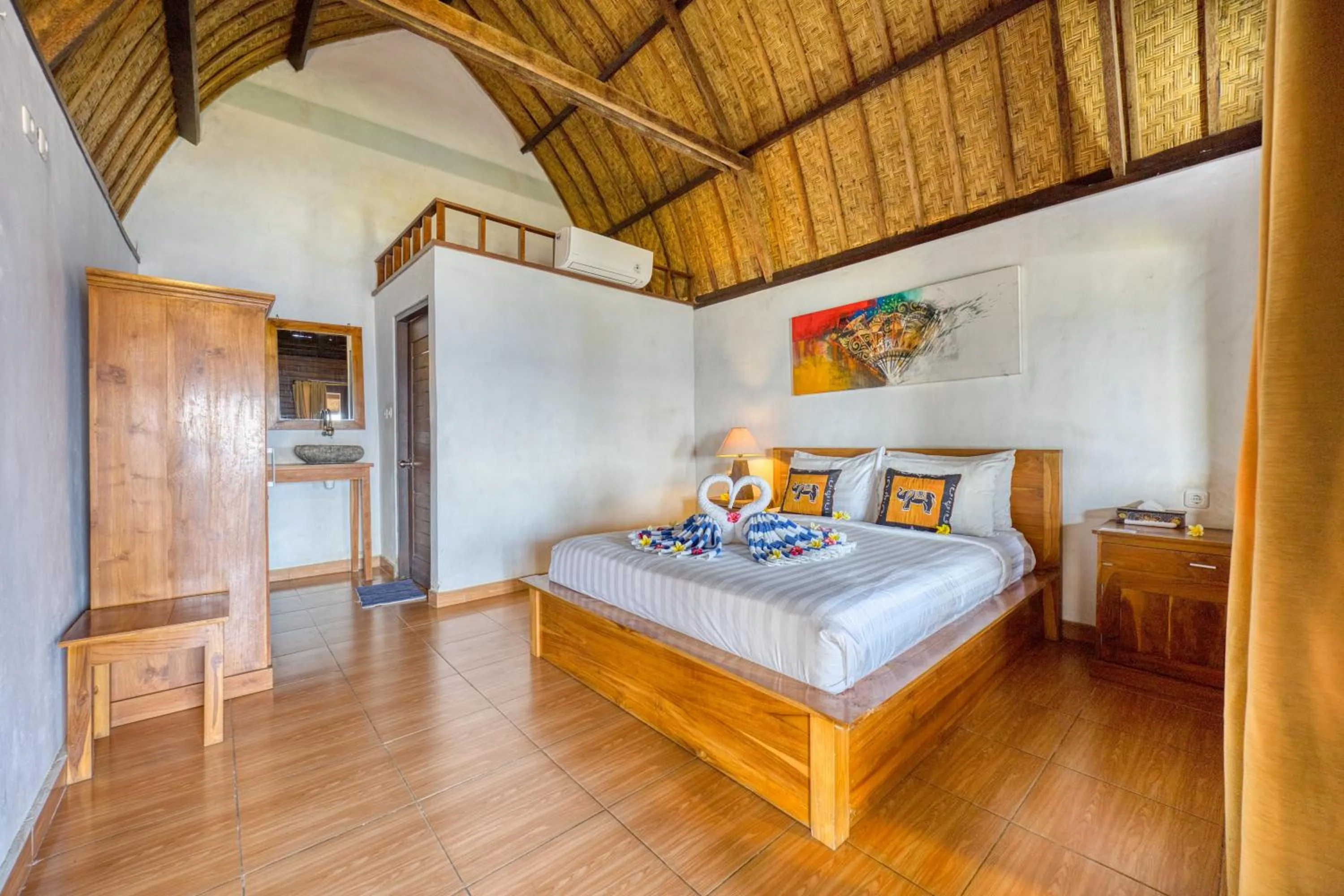 Bed in Song Cang Bungalow