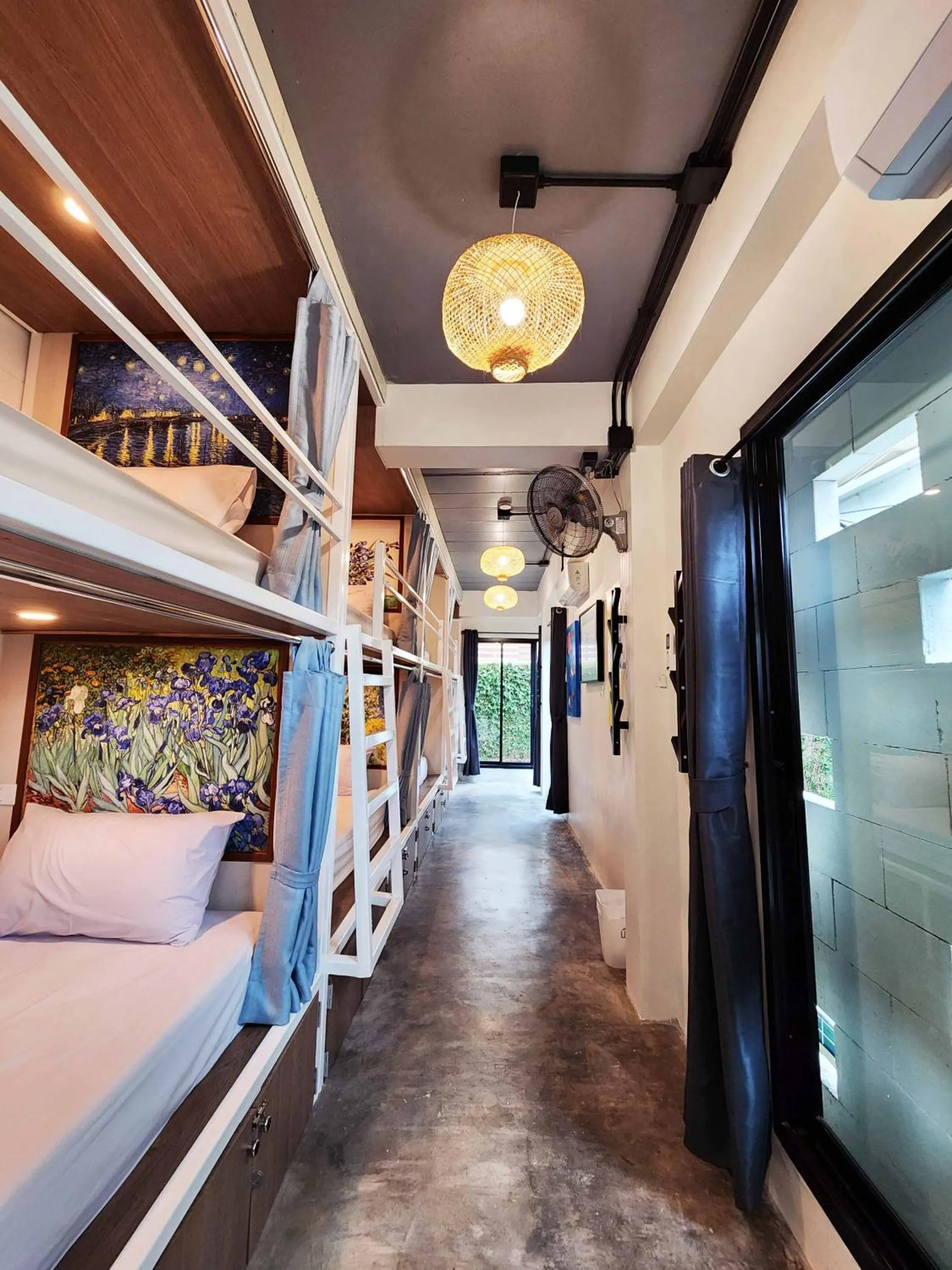 Bedroom, Bed in Baan Mai Kradan Hostel Chiang Rai