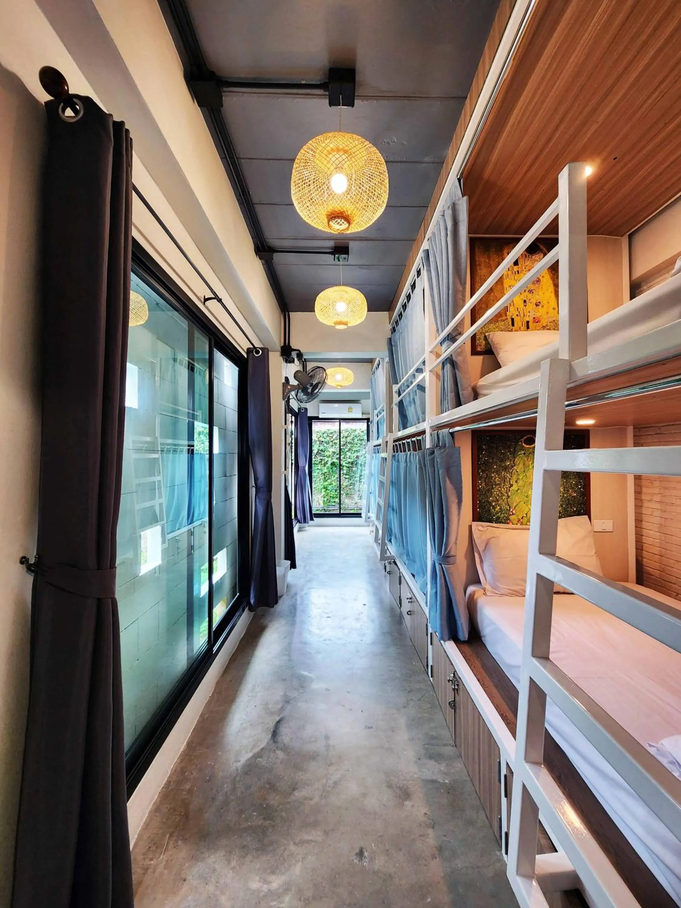 Bedroom, Bed in Baan Mai Kradan Hostel Chiang Rai