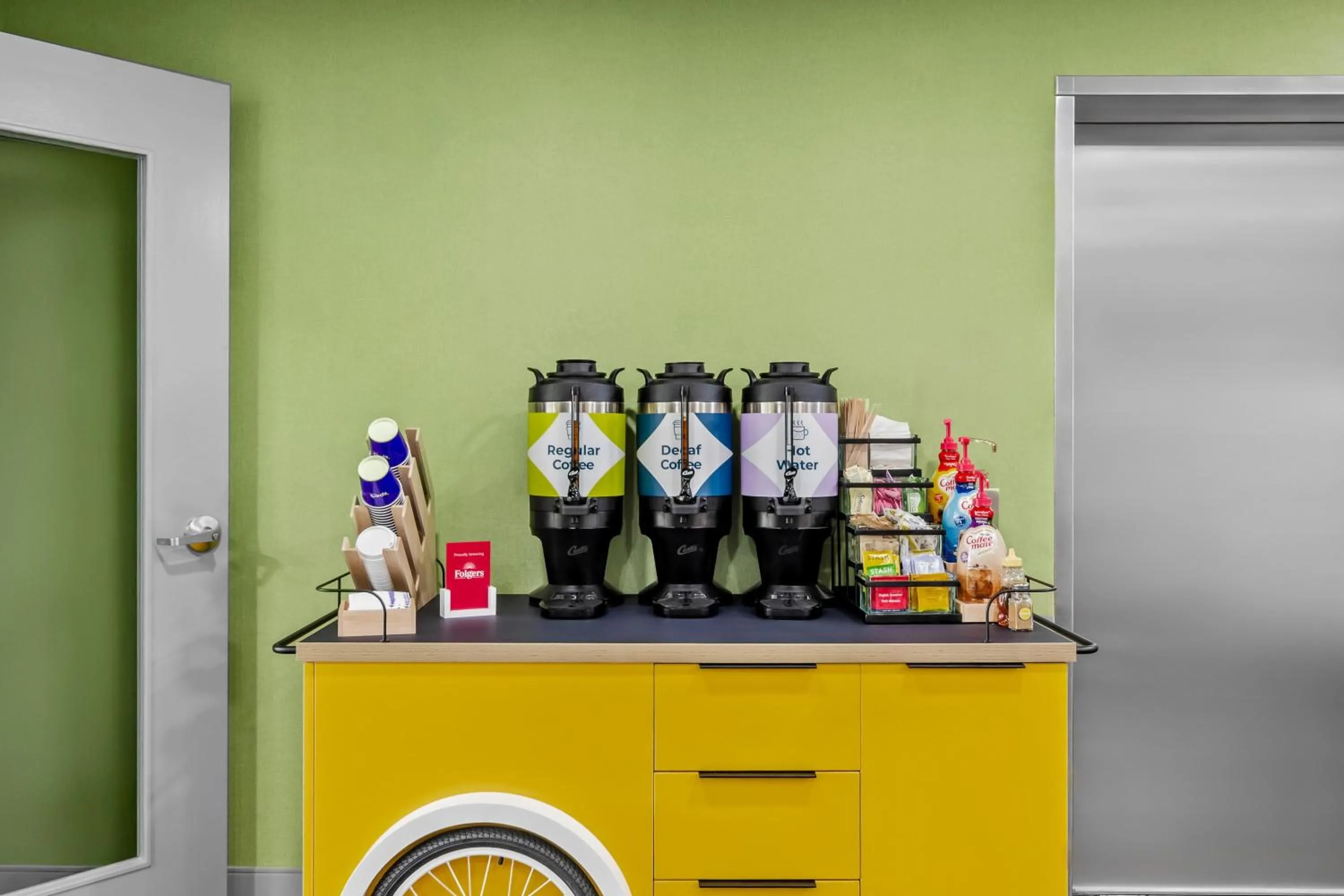 Dining area in Spark by Hilton Lynchburg