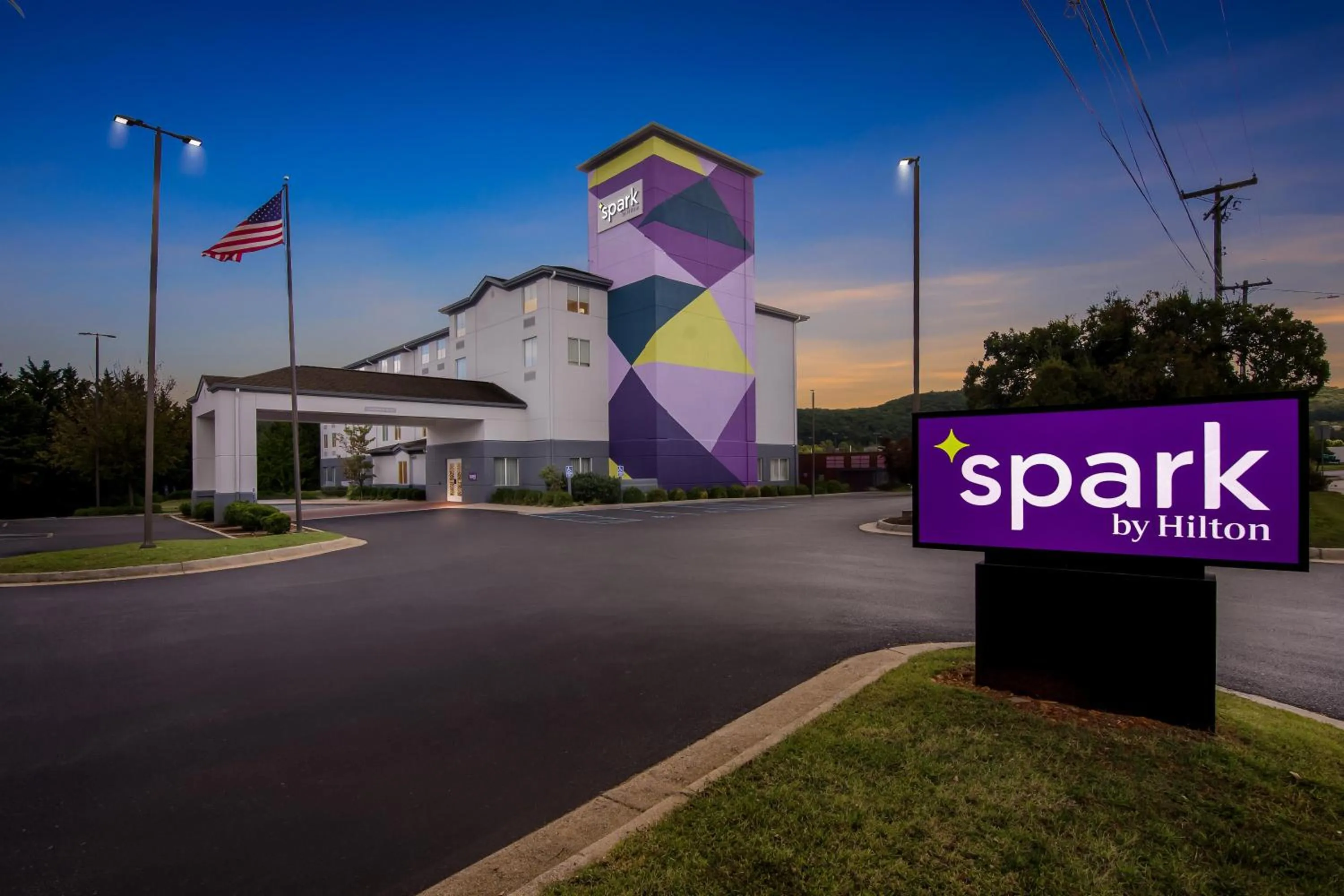 Property building in Spark by Hilton Lynchburg