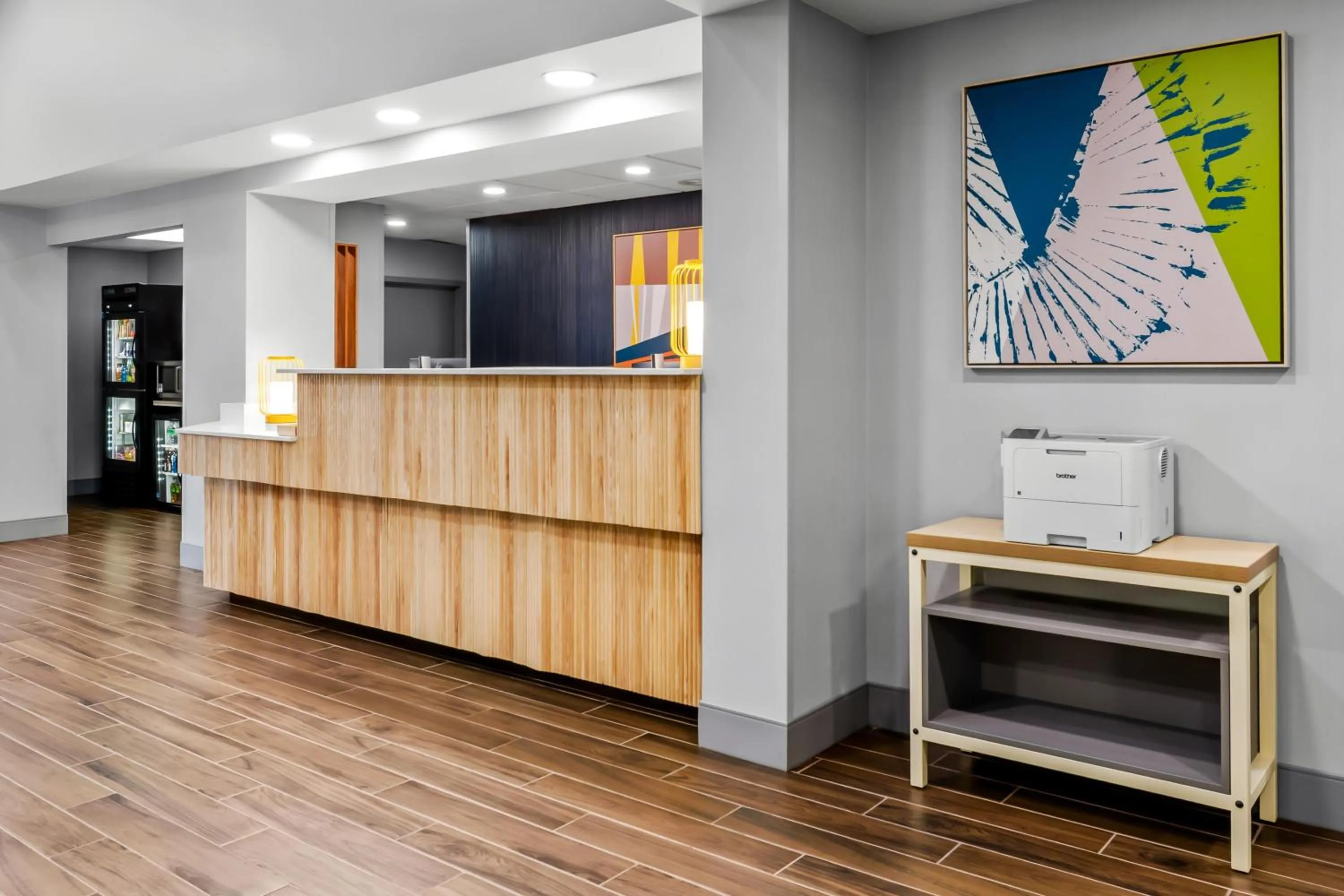 Lobby or reception in Spark by Hilton Lynchburg