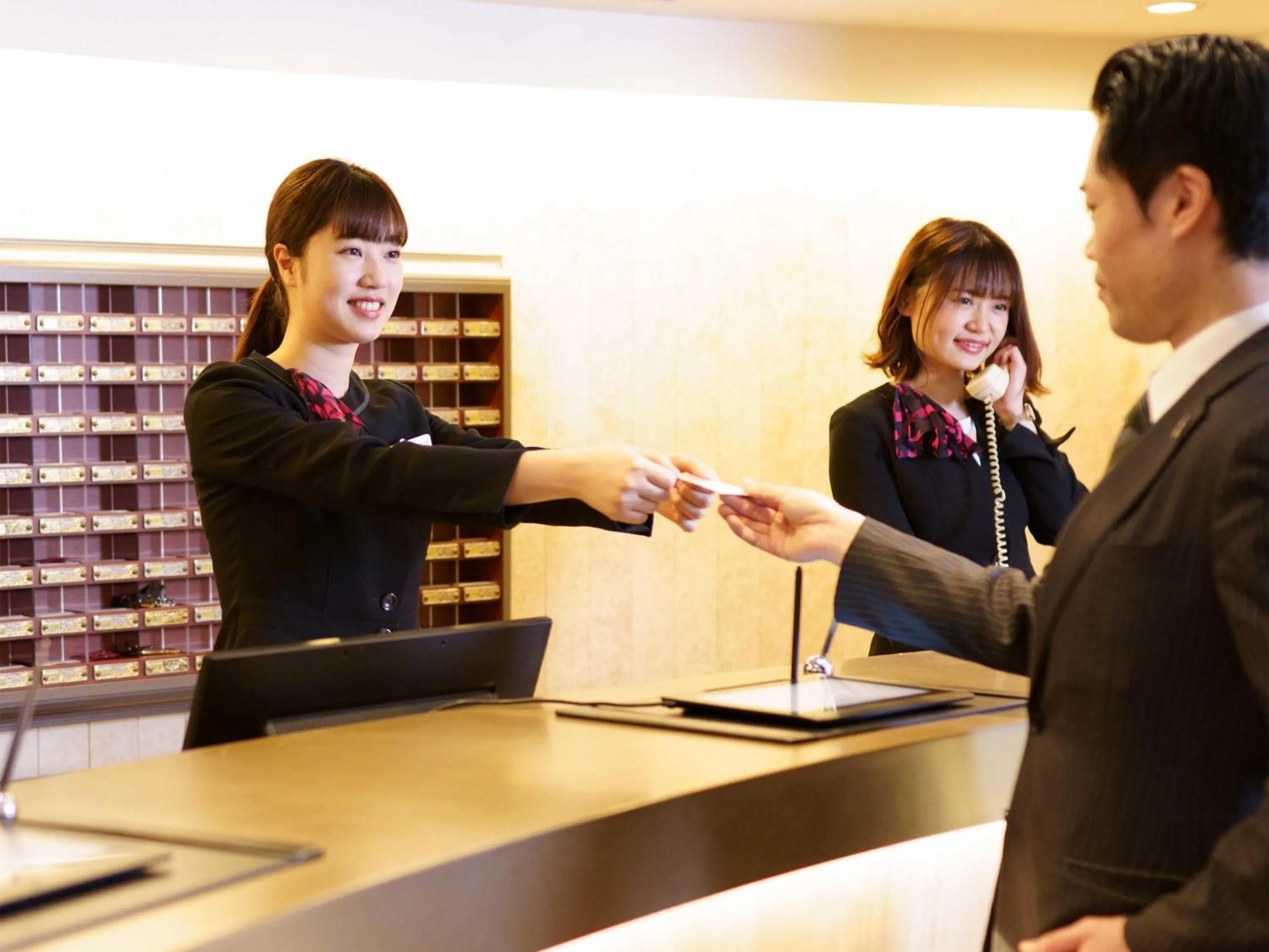 Staff in Hotel Riverge Akebono