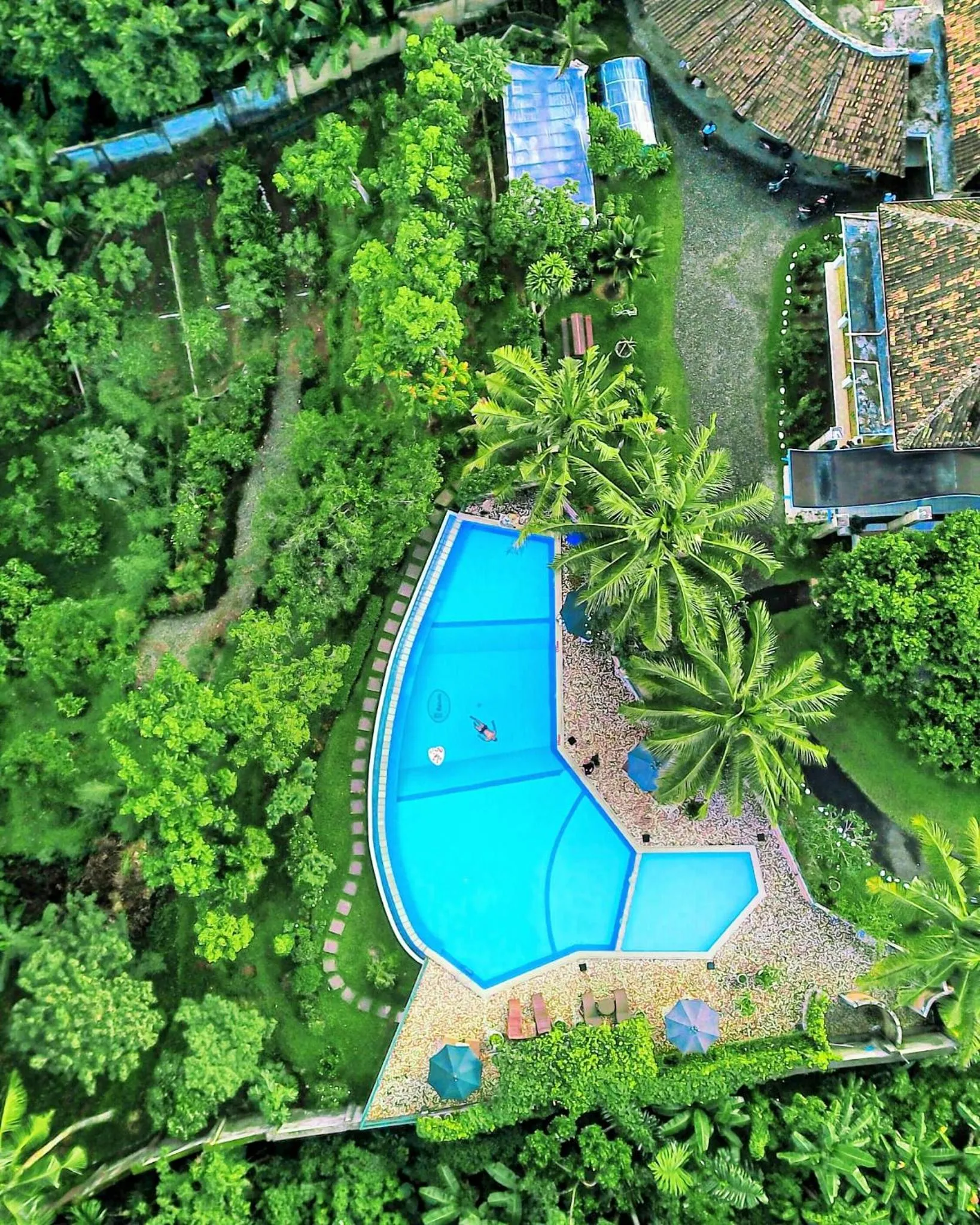 Bird's eye view in Hotel Deli River and Restaurant Omlandia