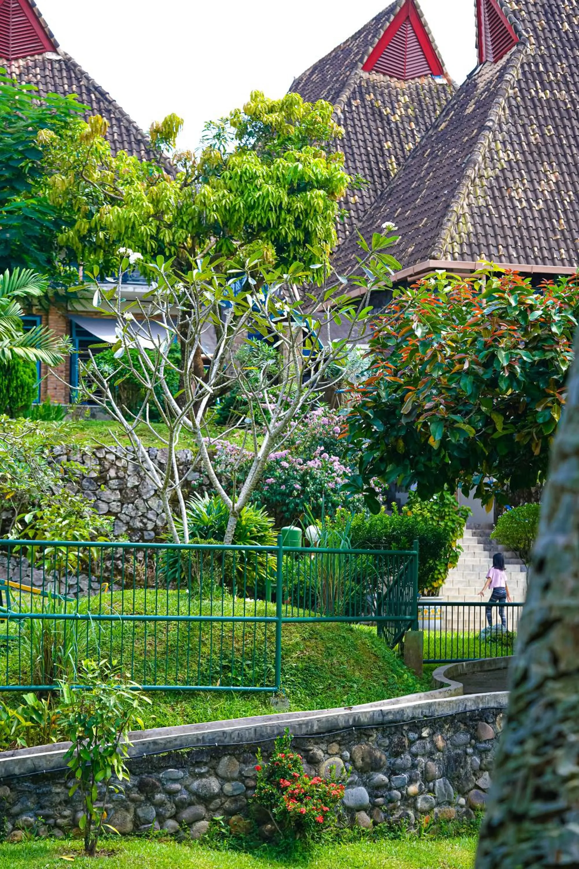 Garden view in Hotel Deli River and Restaurant Omlandia