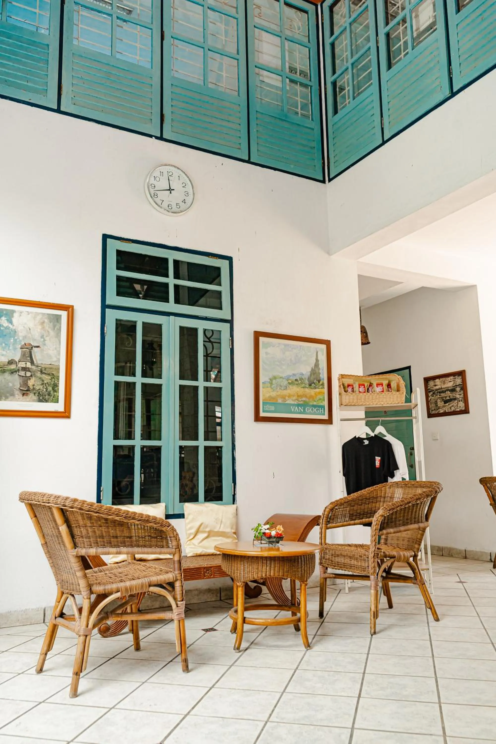 Seating area in Hotel Deli River and Restaurant Omlandia