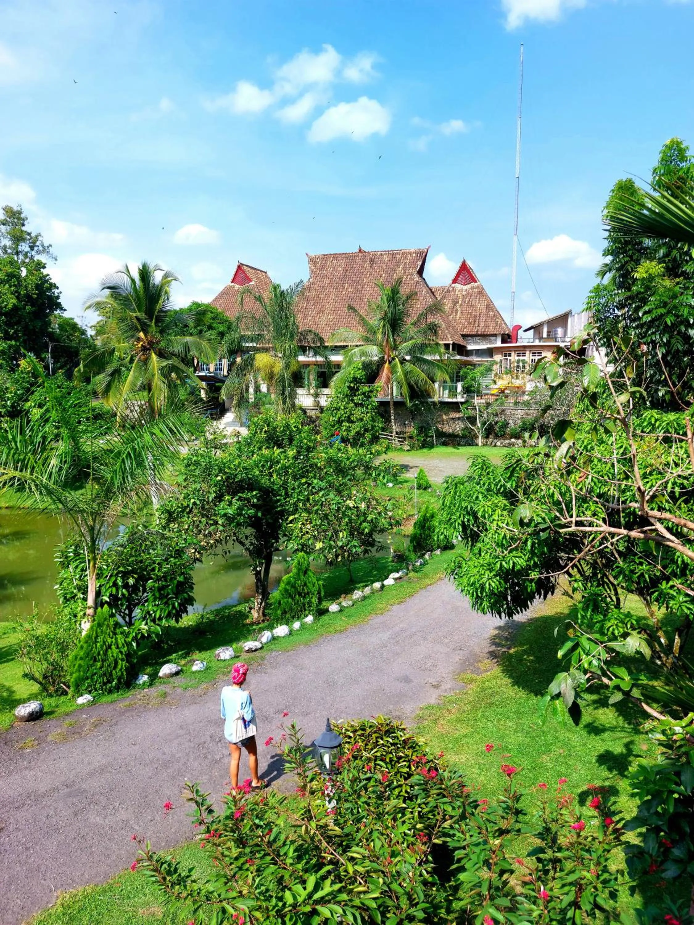 Garden in Hotel Deli River and Restaurant Omlandia