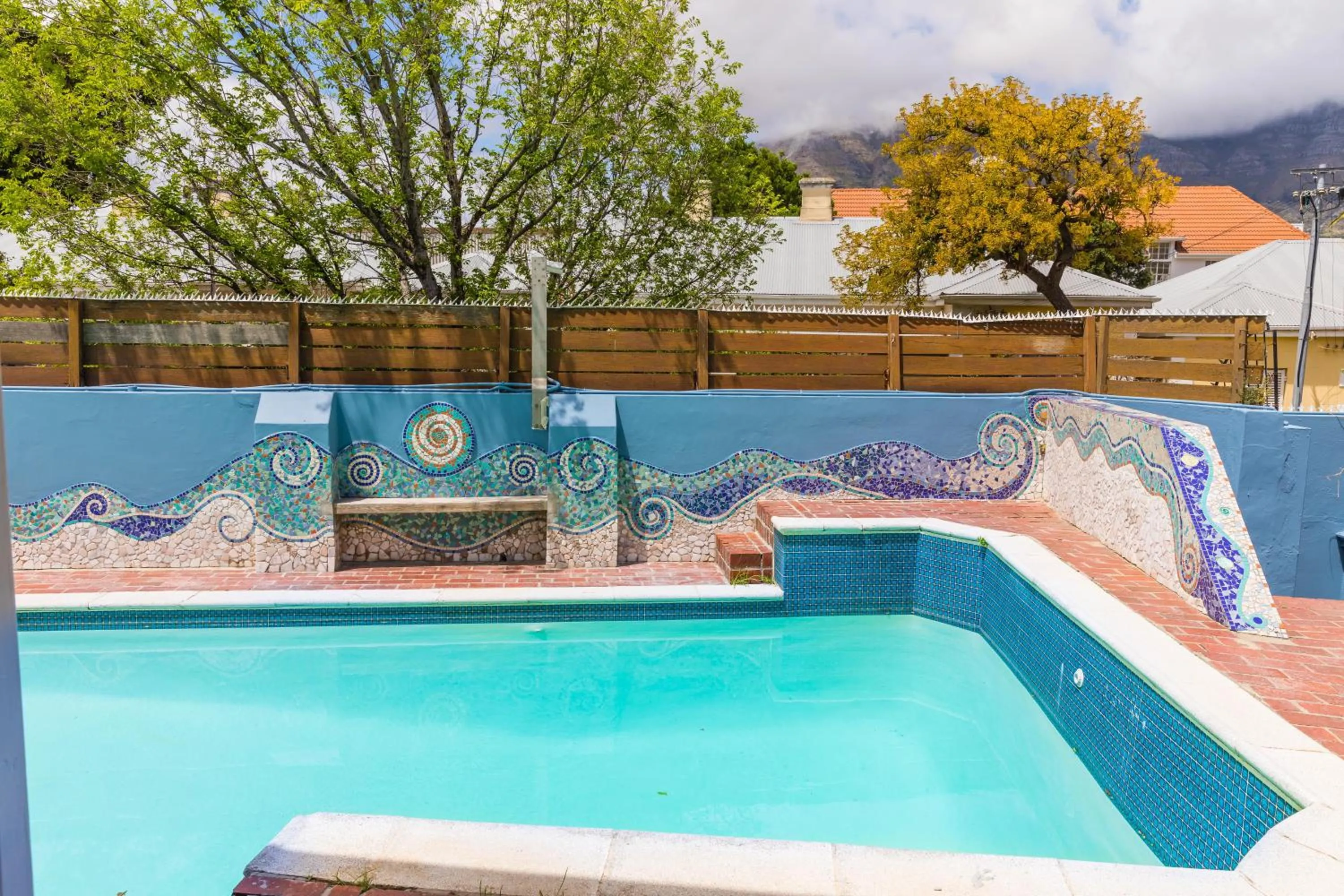 Pool view in Villa Viva Cape Town