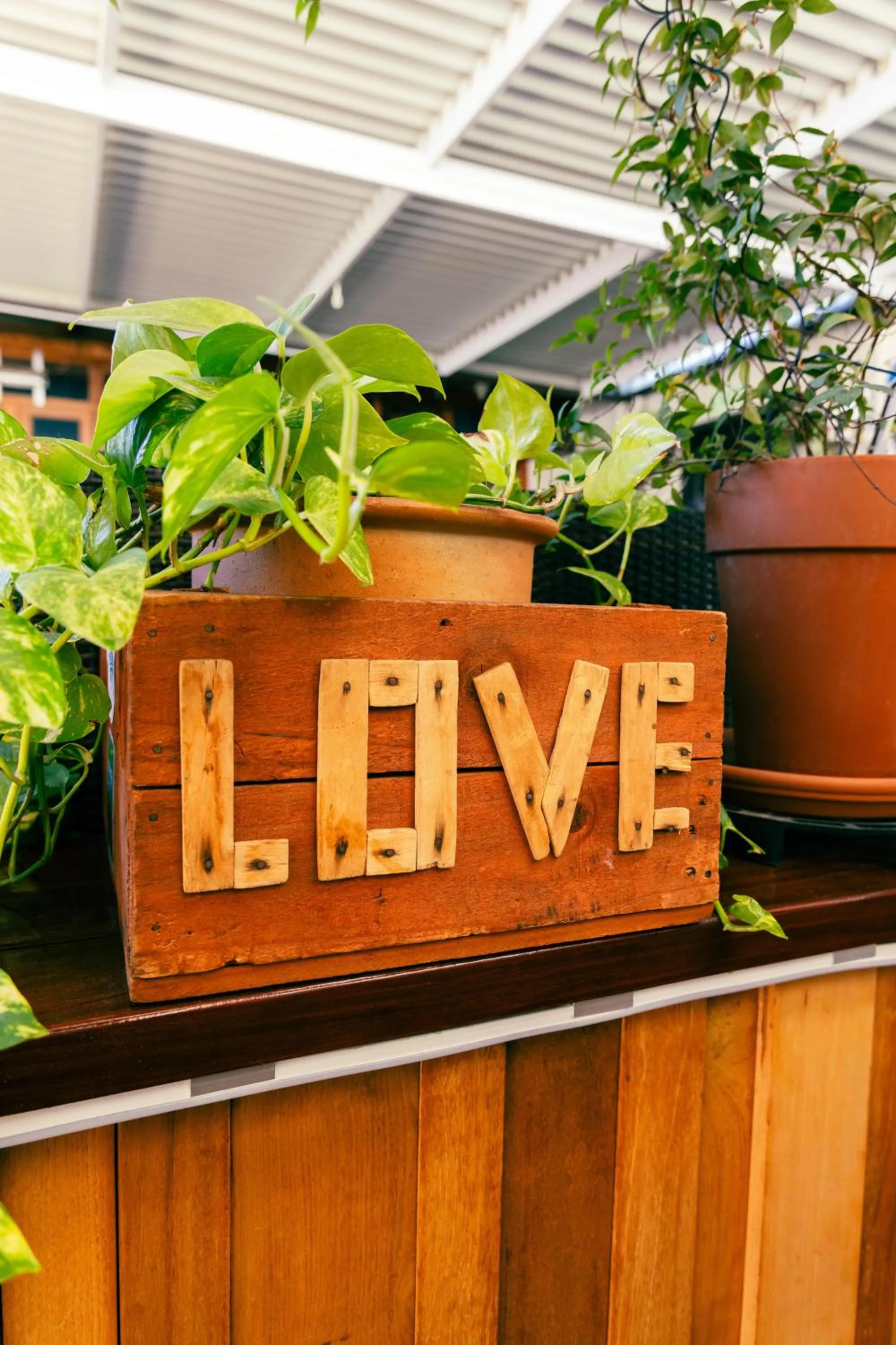 Text overlay in Villa Viva Cape Town