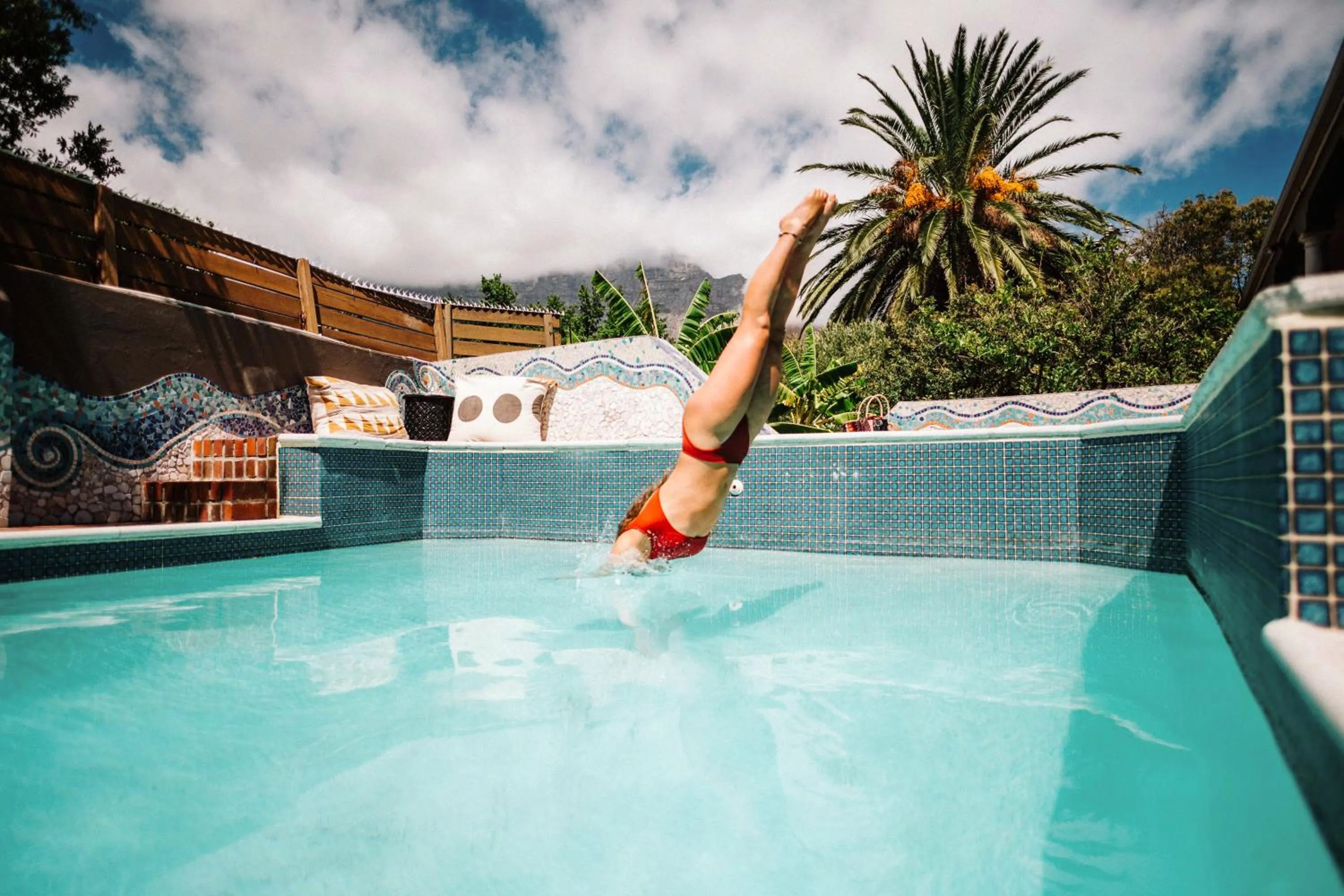 Swimming pool in Villa Viva Cape Town