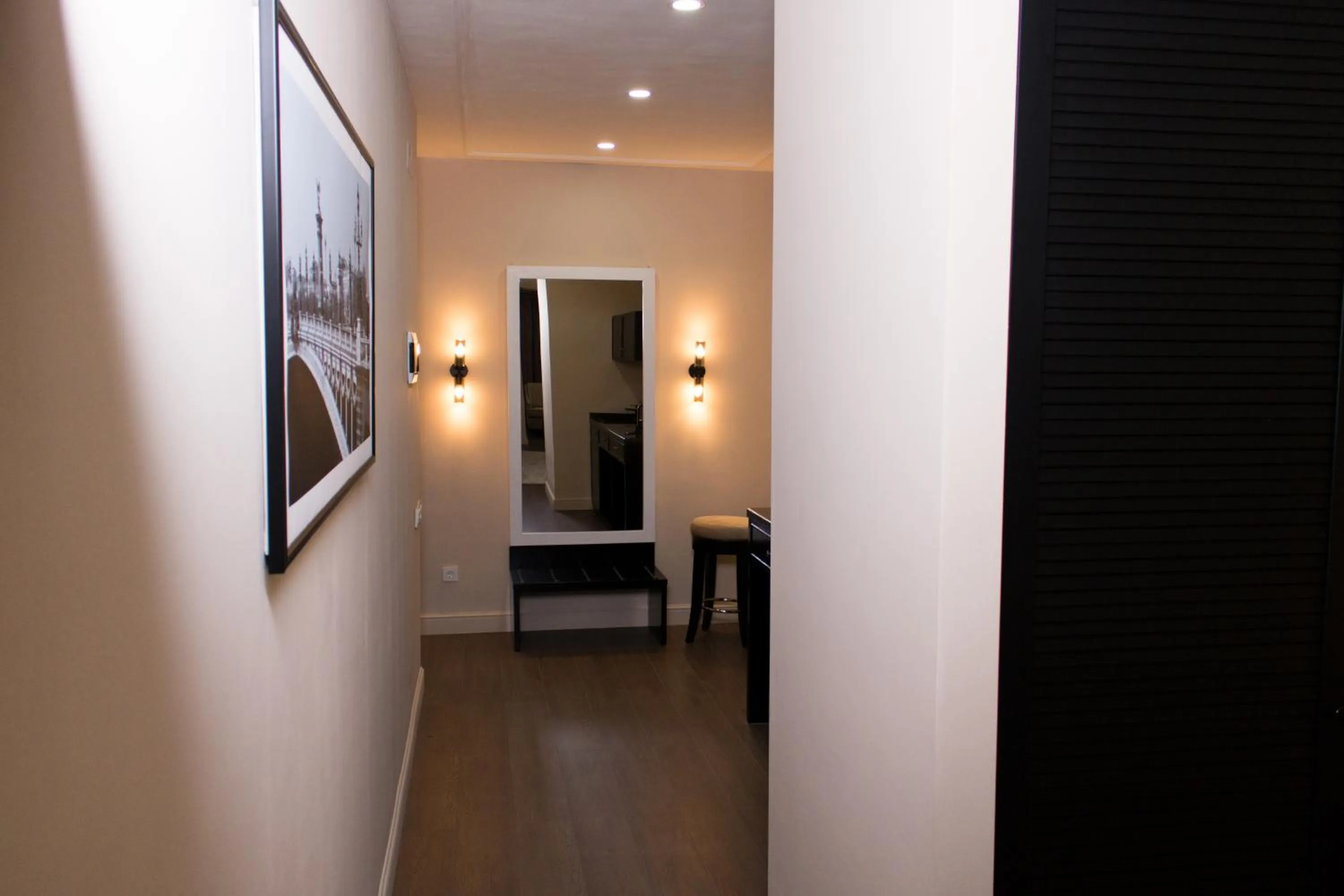 Kitchen or kitchenette in Madison Ave Hotel Bishkek