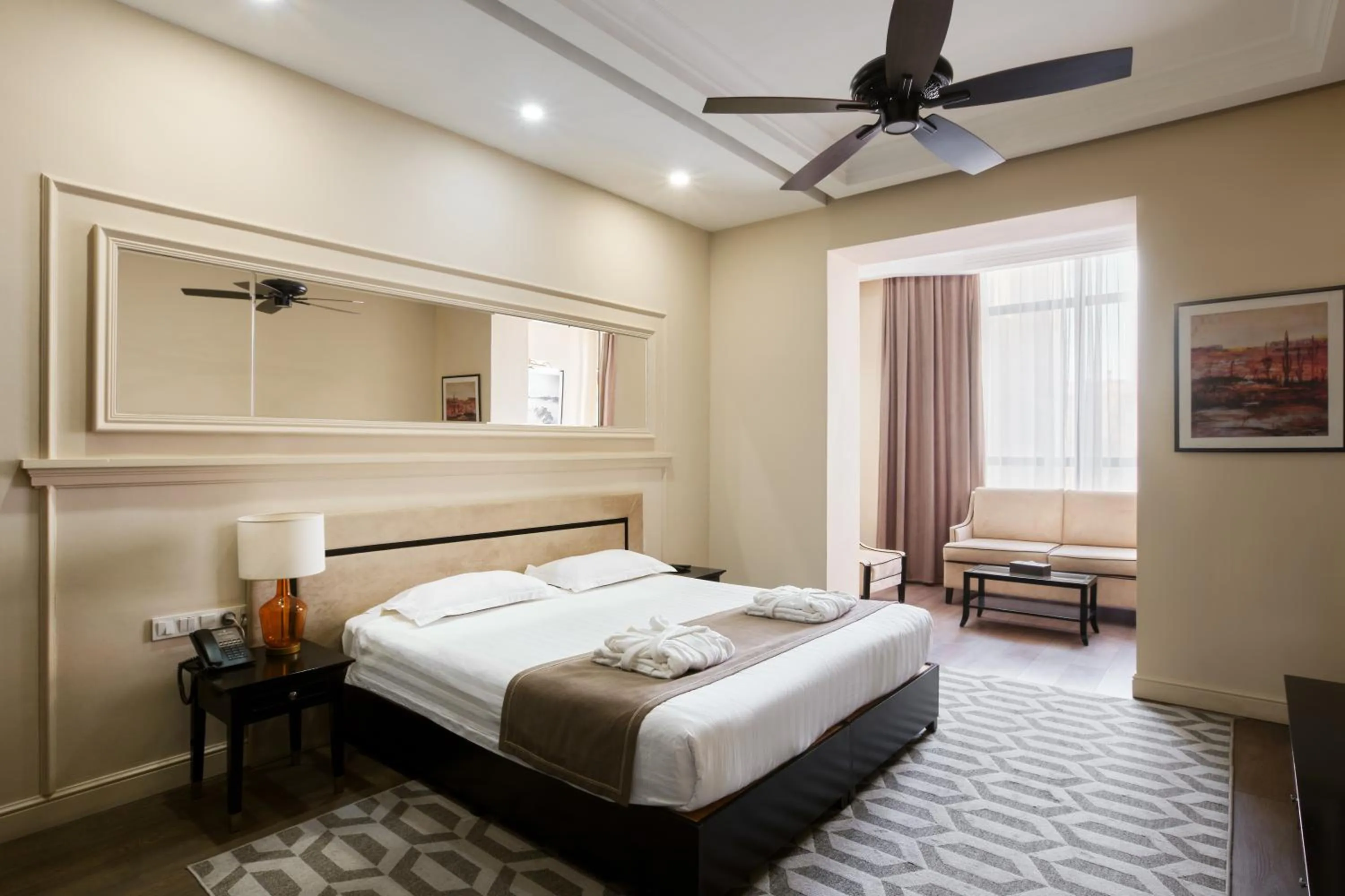 Bed in Madison Ave Hotel Bishkek