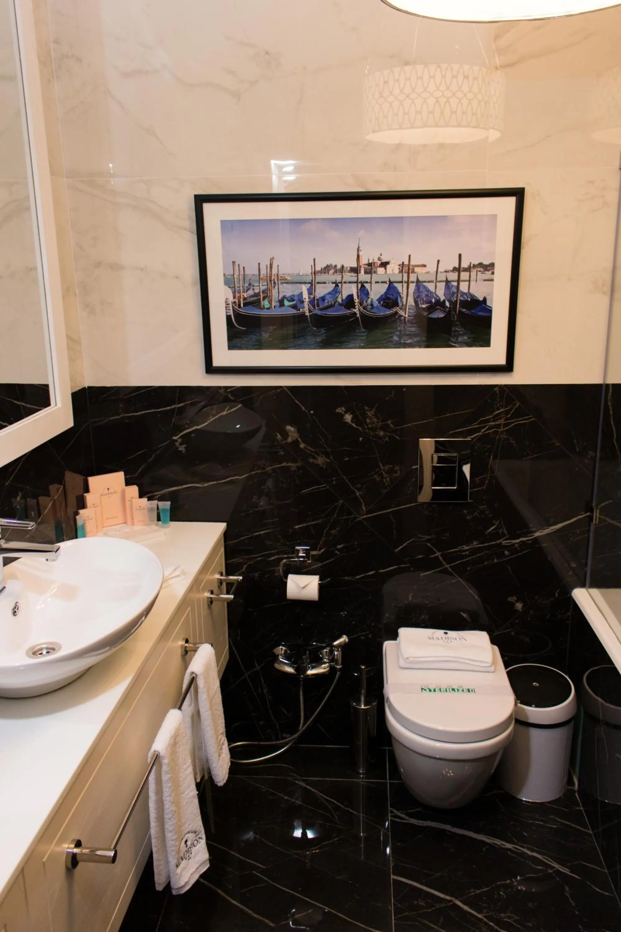 Bathroom in Madison Ave Hotel Bishkek