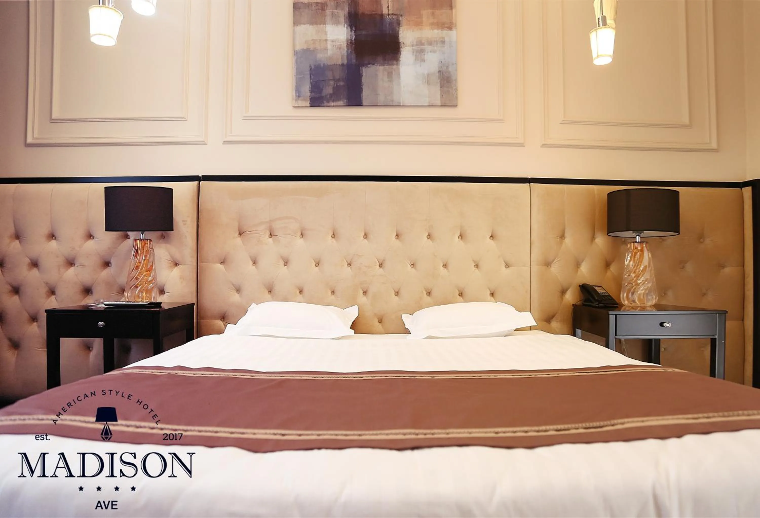 Bed in Madison Ave Hotel Bishkek