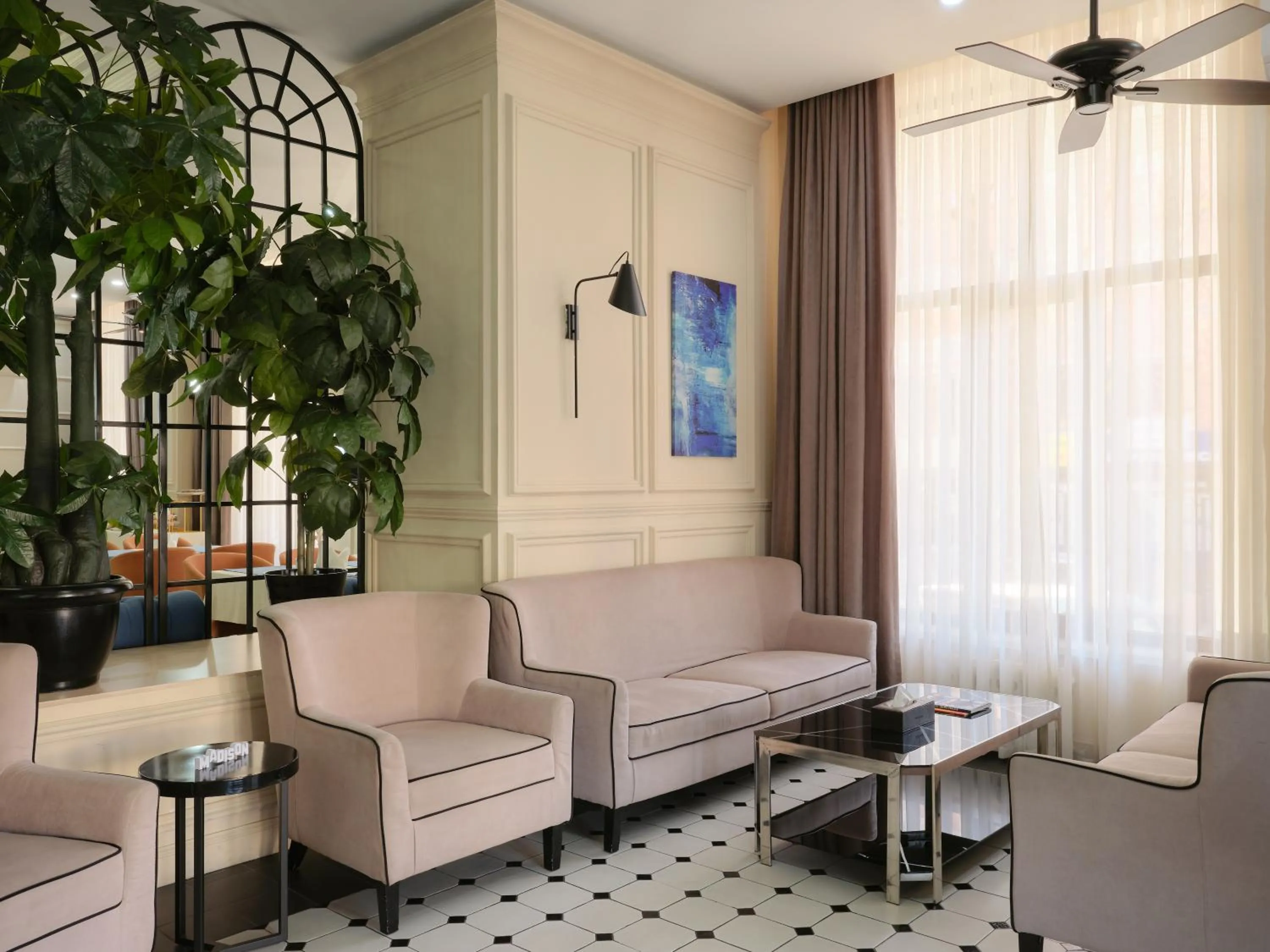 Lobby or reception in Madison Ave Hotel Bishkek