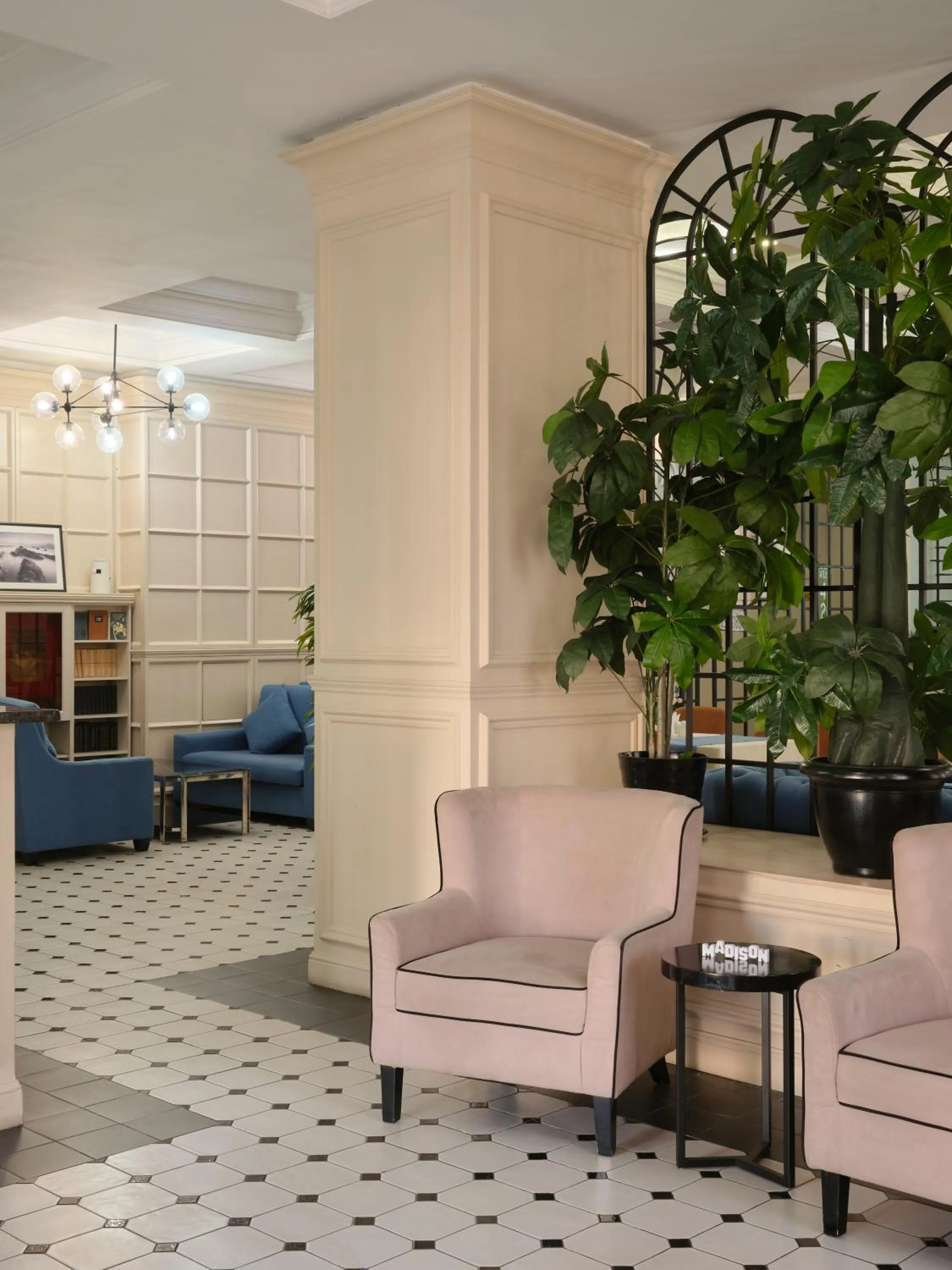 Lobby or reception in Madison Ave Hotel Bishkek