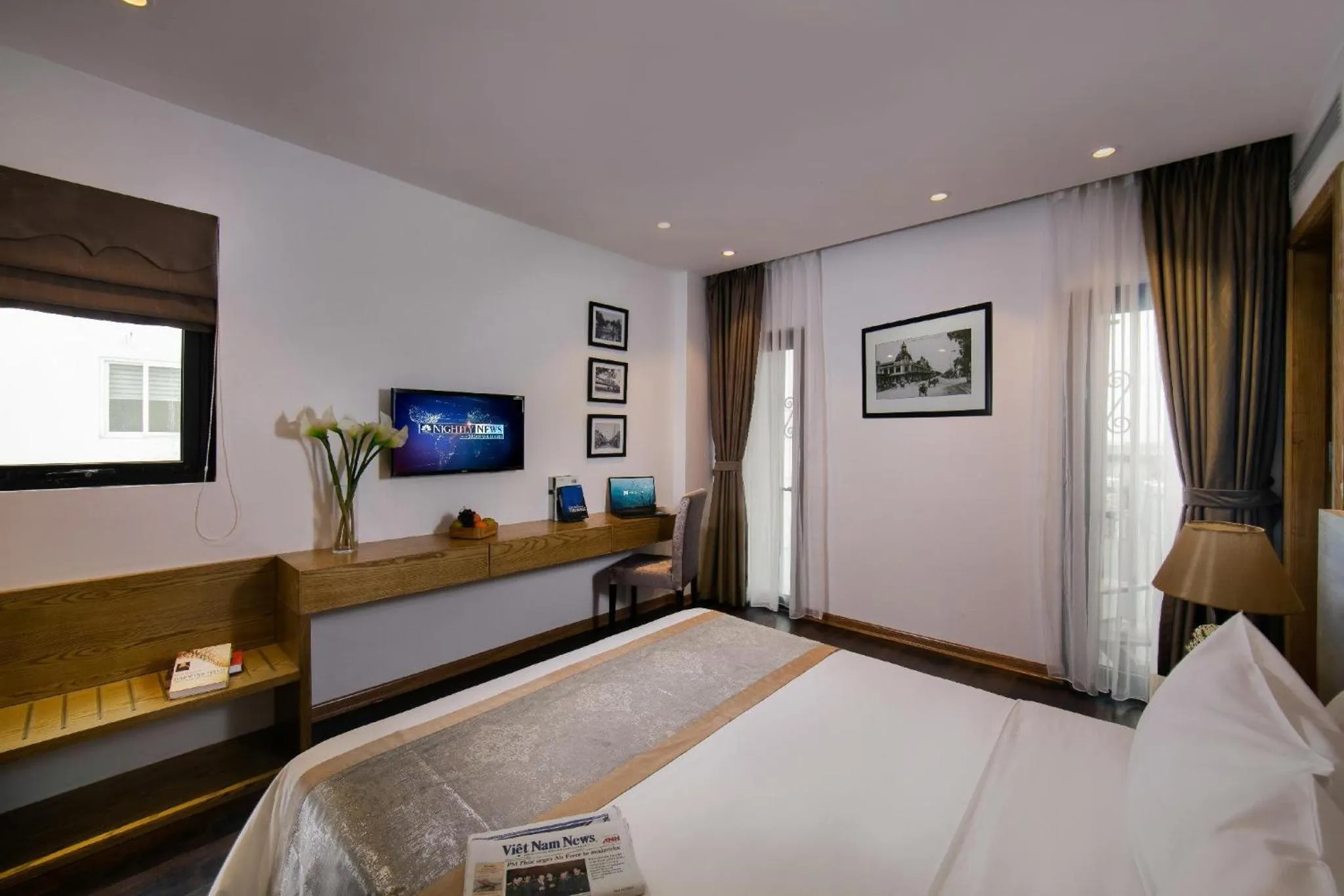Bed in Hanoi Paon Hotel Spa & Sky Bar