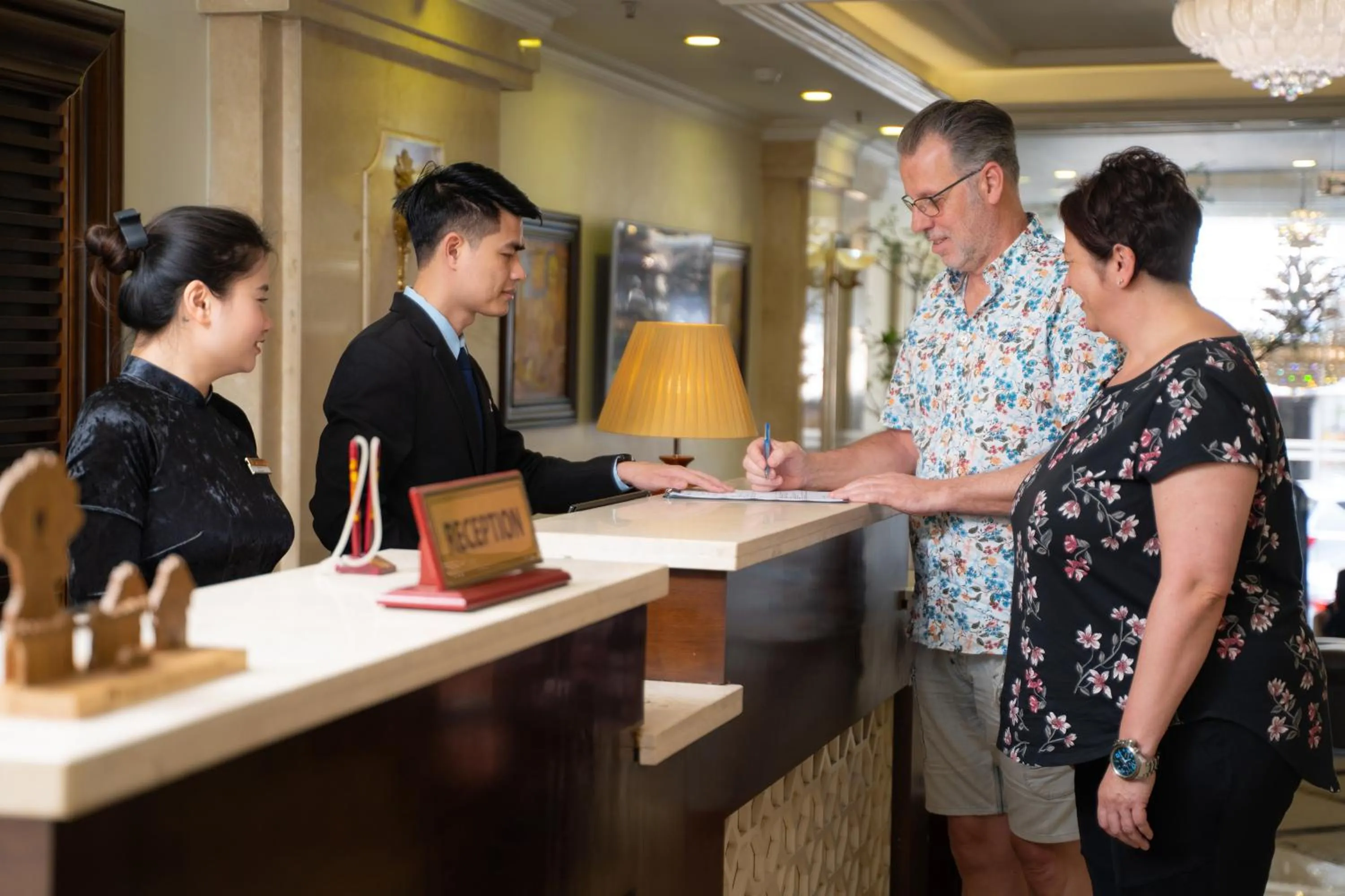 Lobby or reception in Hanoi Paon Hotel Spa & Sky Bar