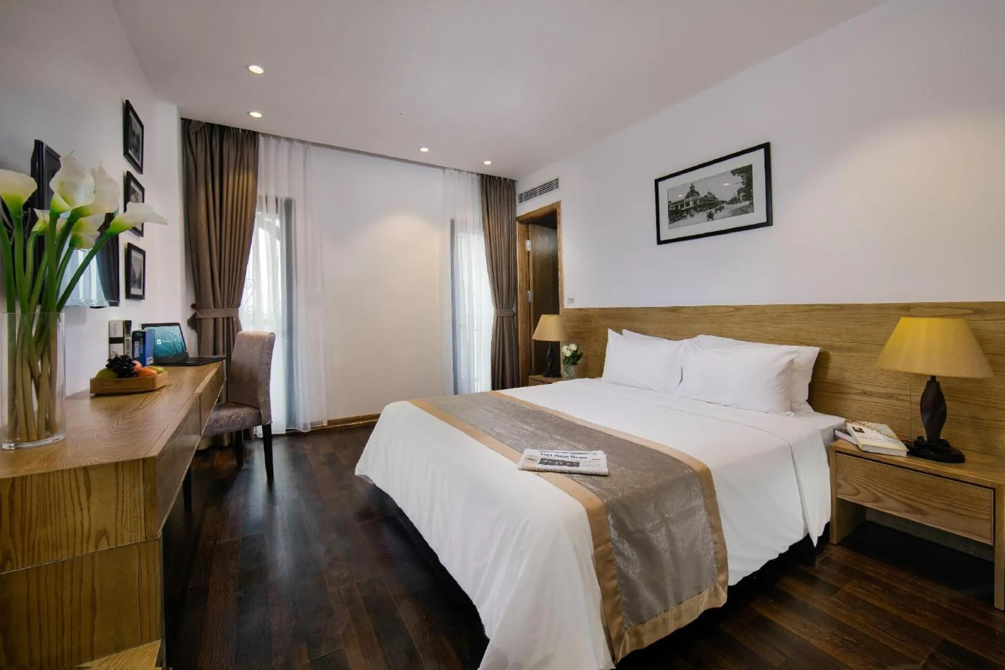 Bed in Hanoi Paon Hotel Spa & Sky Bar
