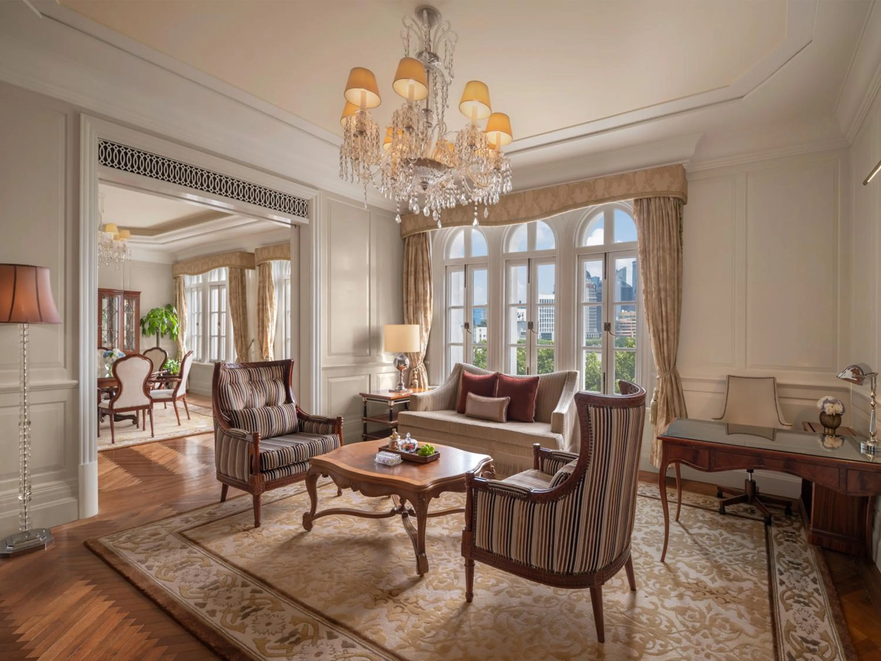 Living room in Waldorf Astoria Shanghai on the Bund