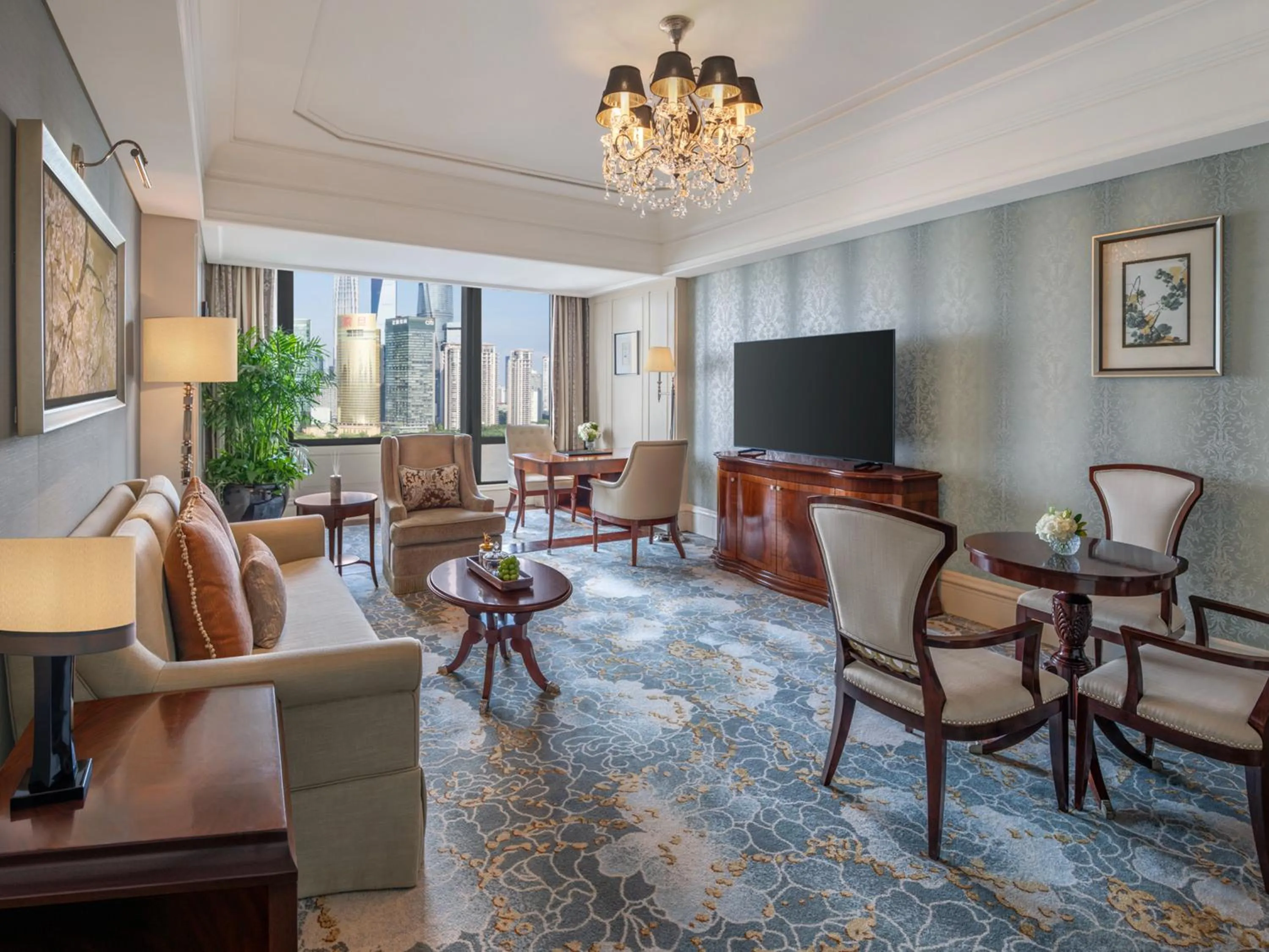 Living room in Waldorf Astoria Shanghai on the Bund