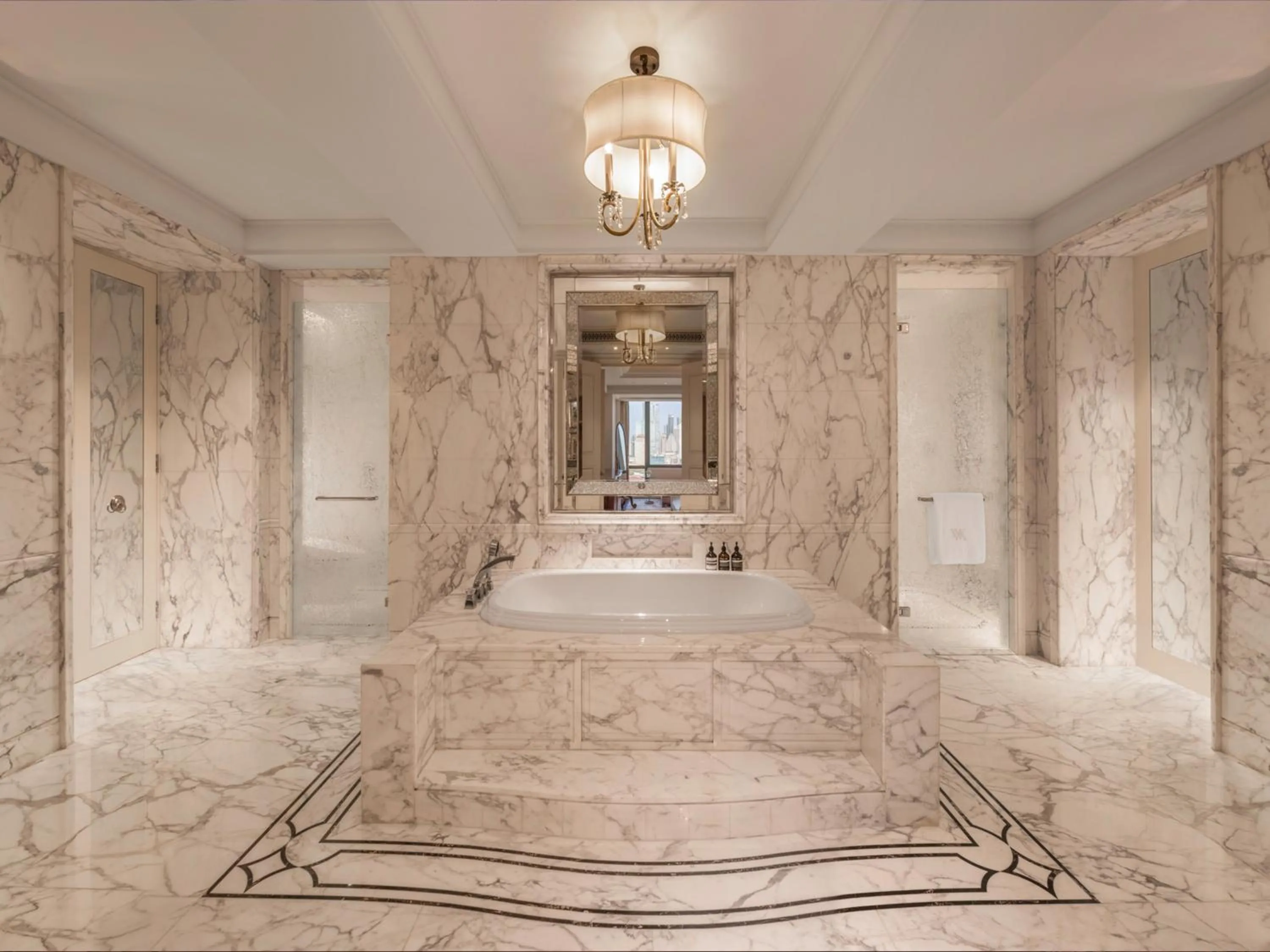 Bathroom in Waldorf Astoria Shanghai on the Bund