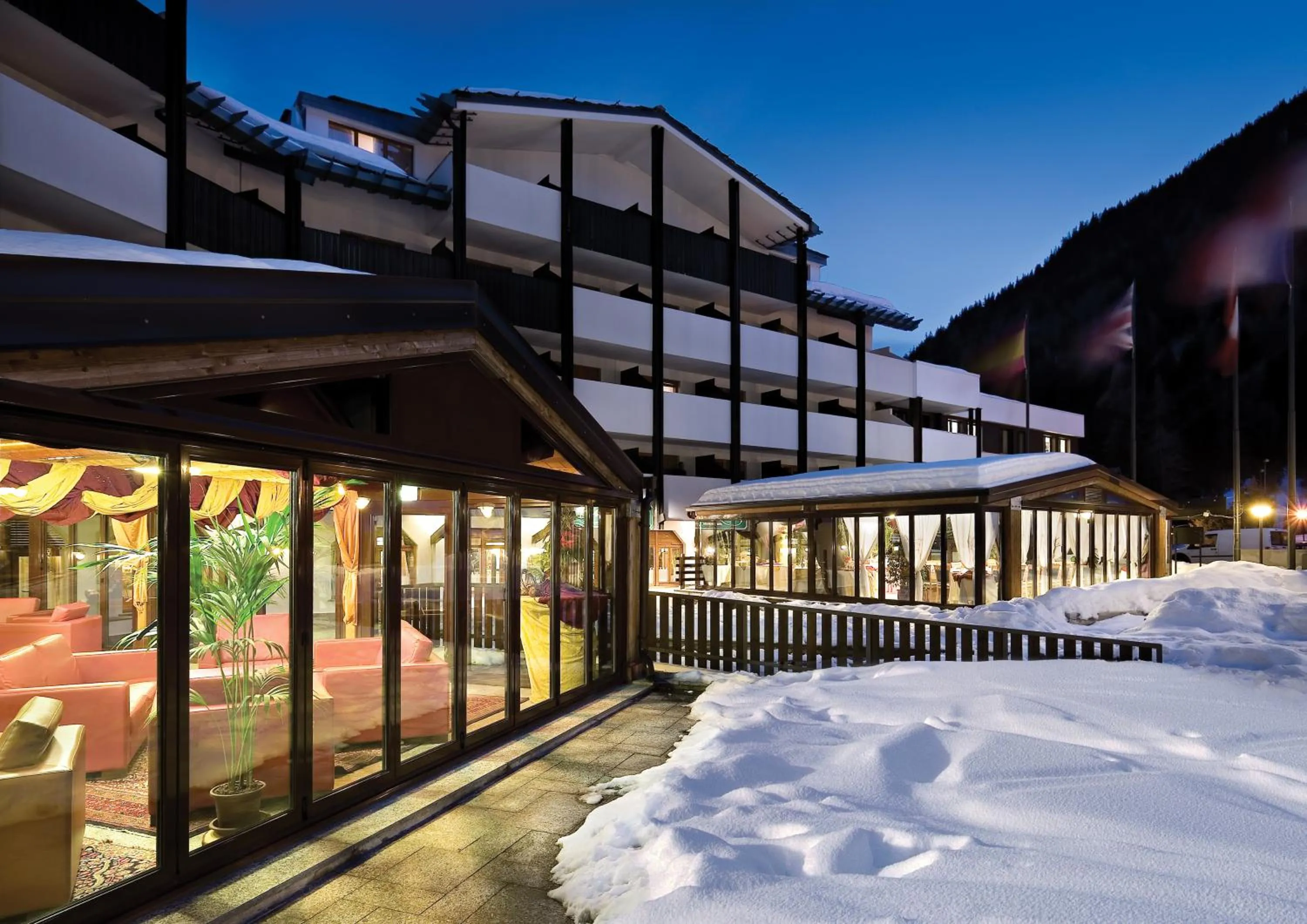 Patio in TH La Thuile - Planibel Hotel