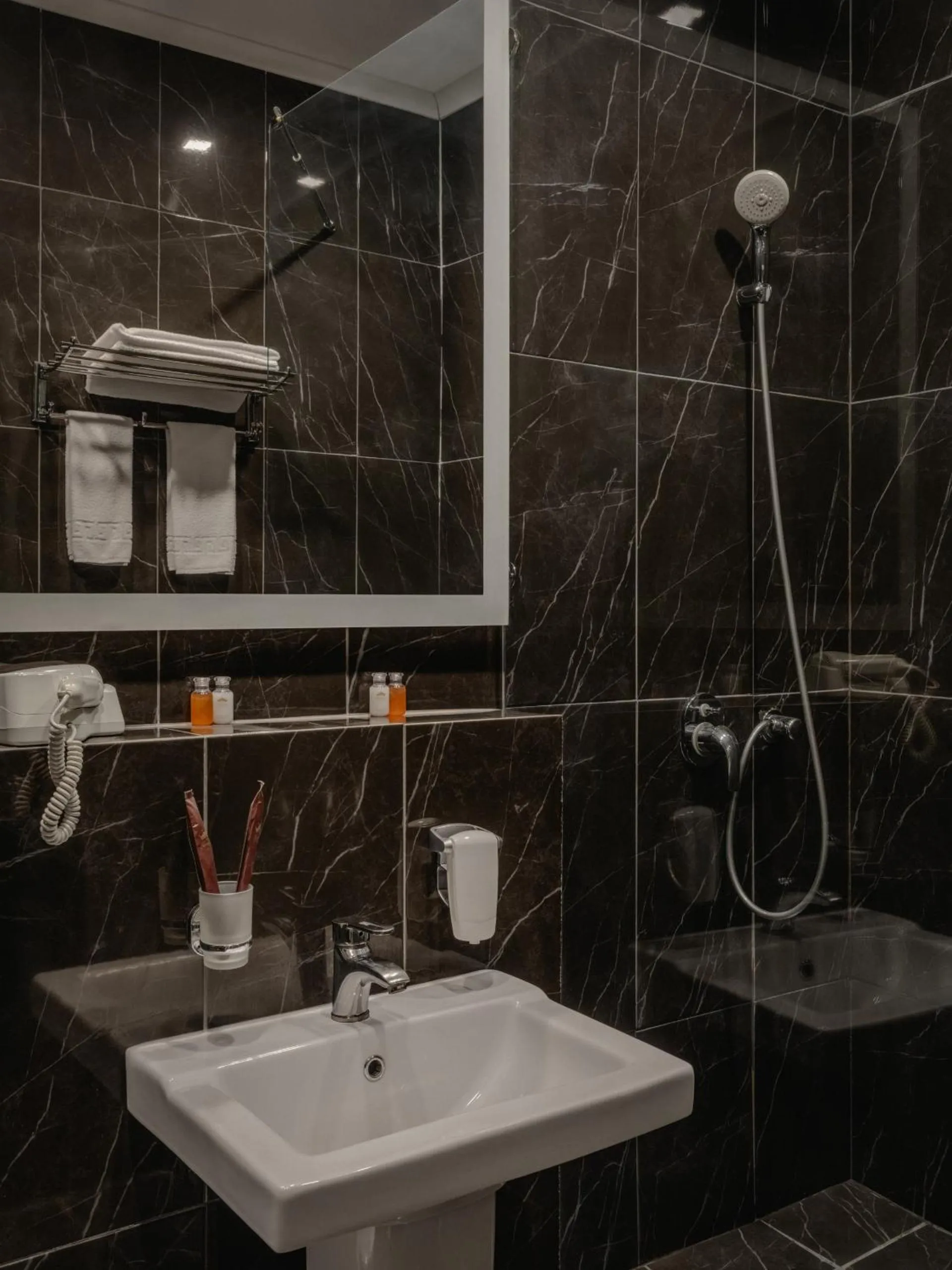 Shower in Kazakhstan Hotel