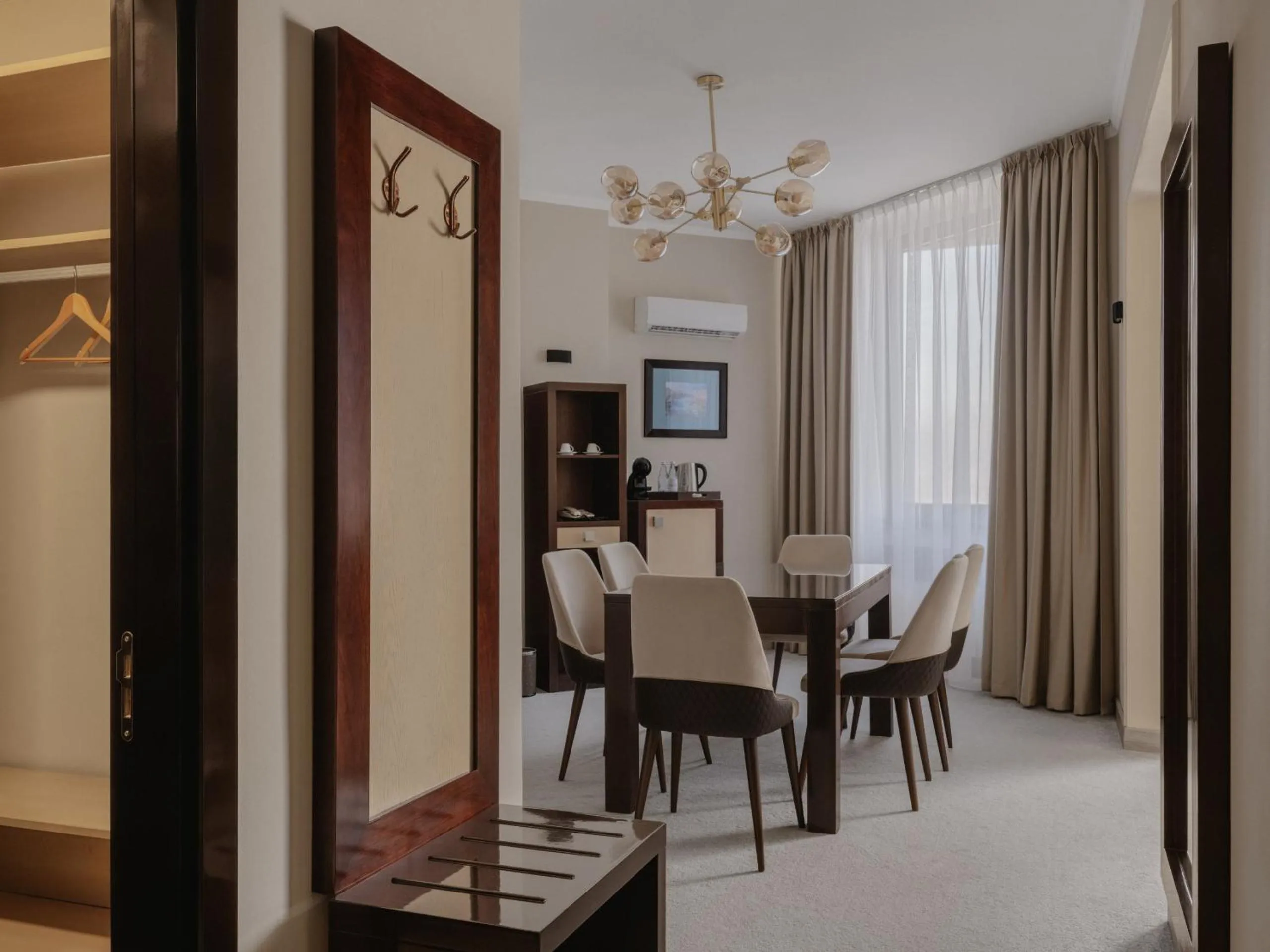 Dining area in Kazakhstan Hotel