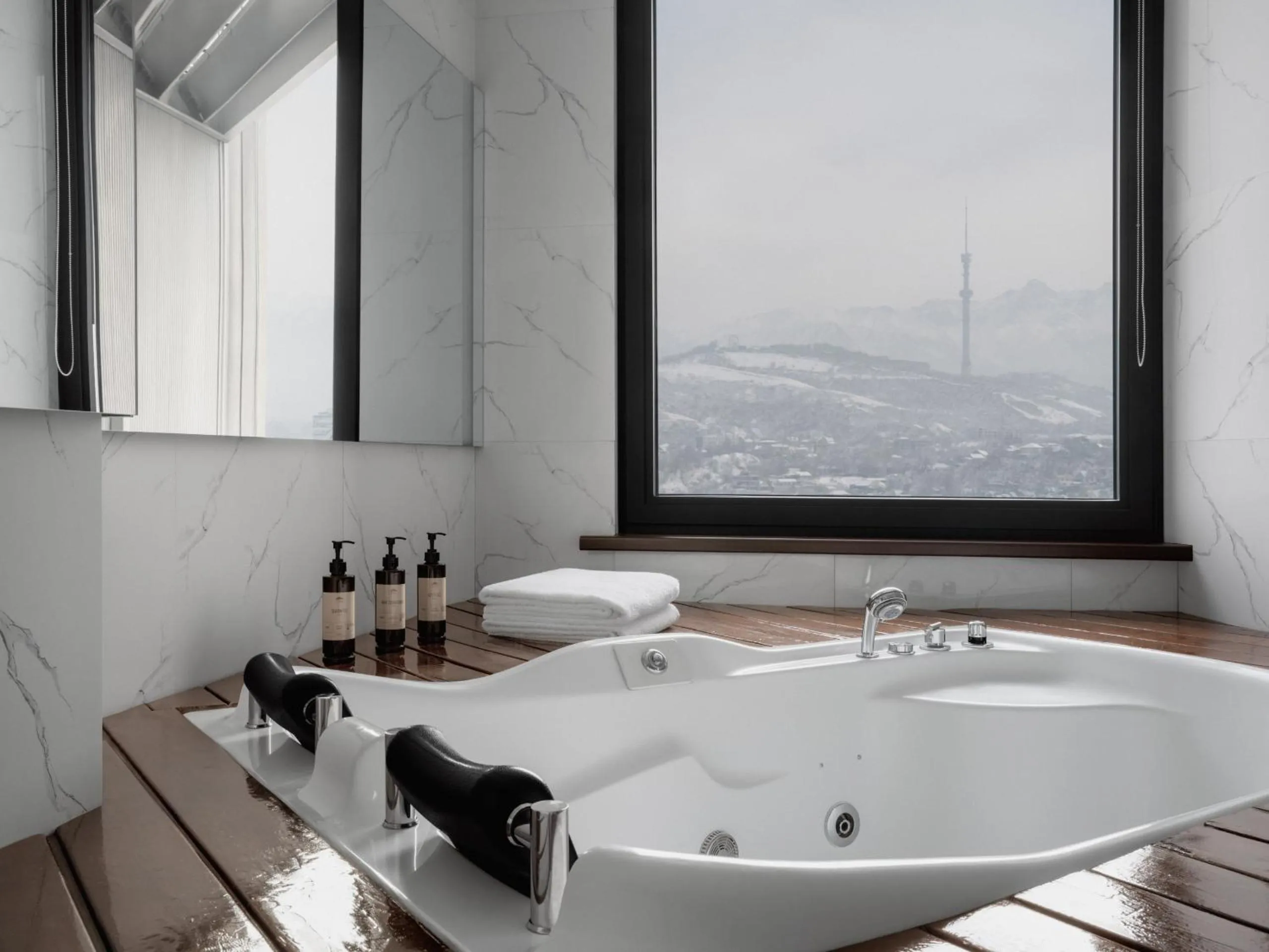 Hot Tub in Kazakhstan Hotel