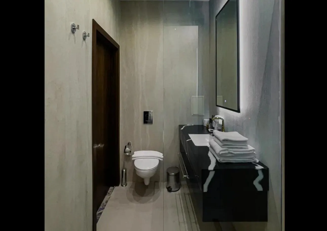 Toilet in Kazakhstan Hotel