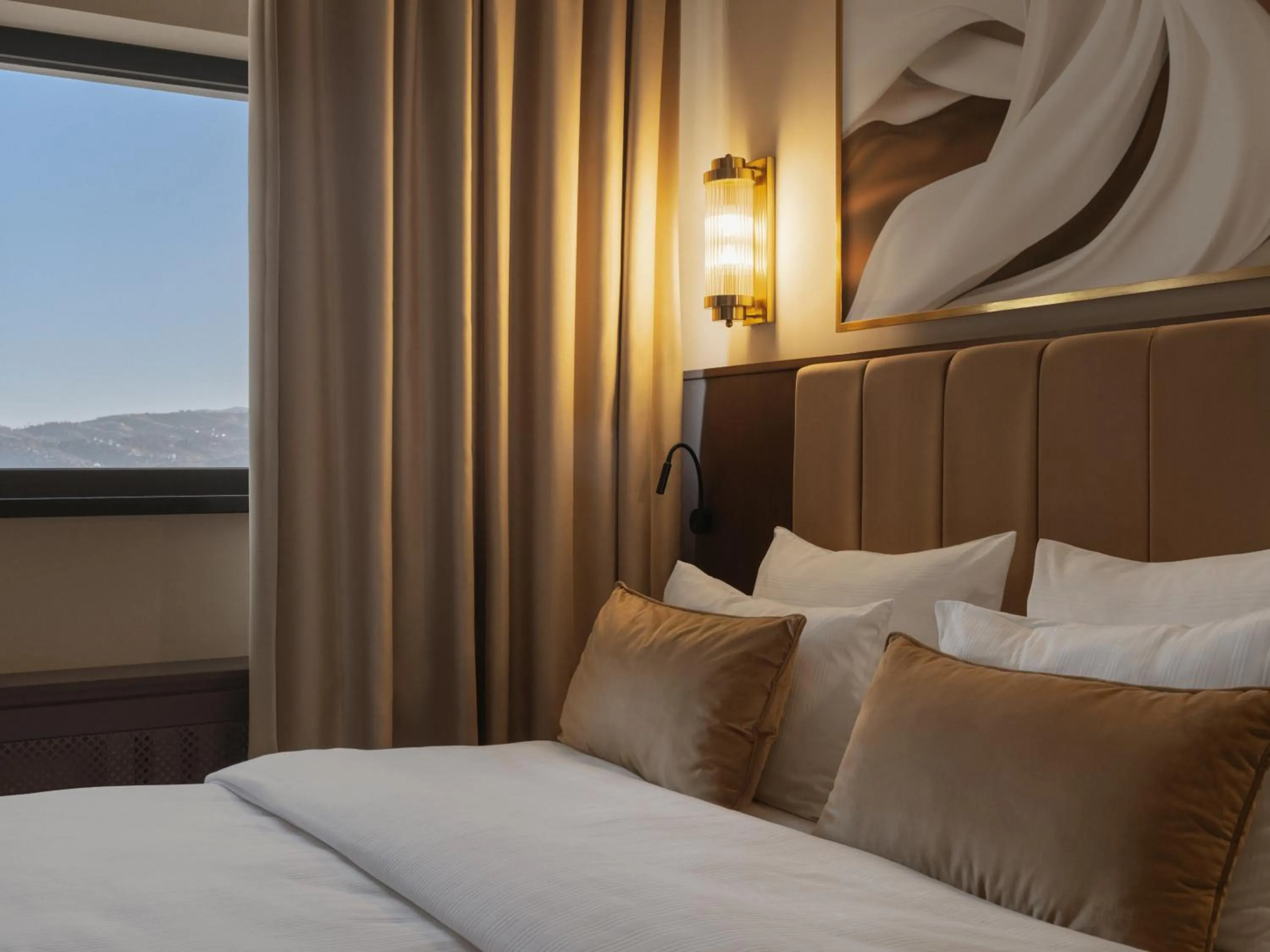 Bedroom, Bed in Kazakhstan Hotel