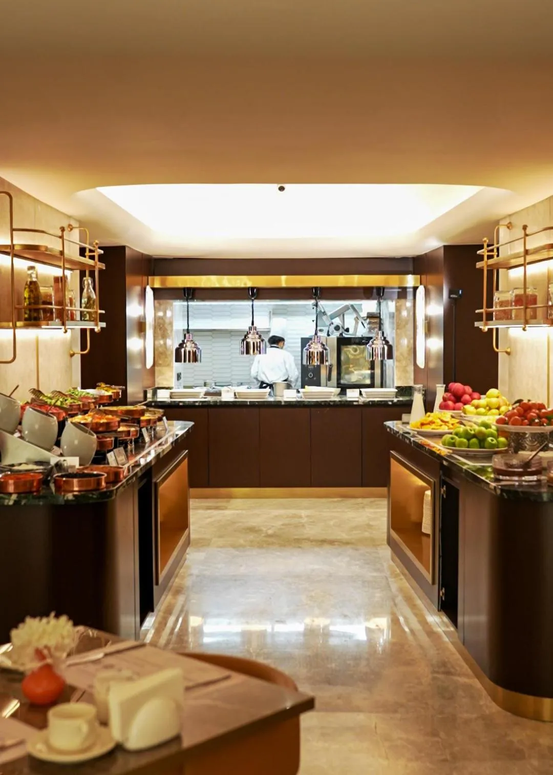 Breakfast in Kazakhstan Hotel