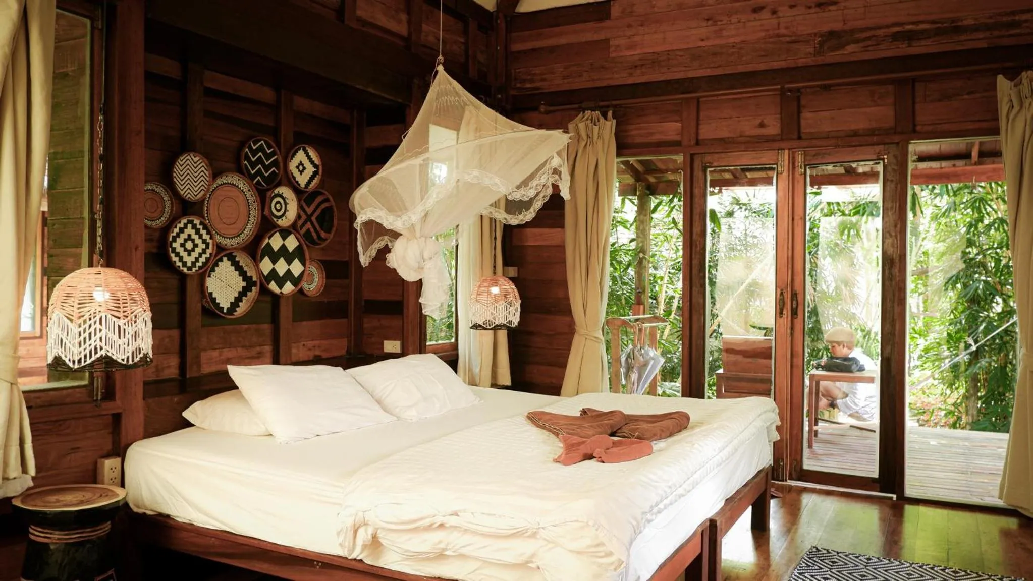 Bed in Koh Kood Resort