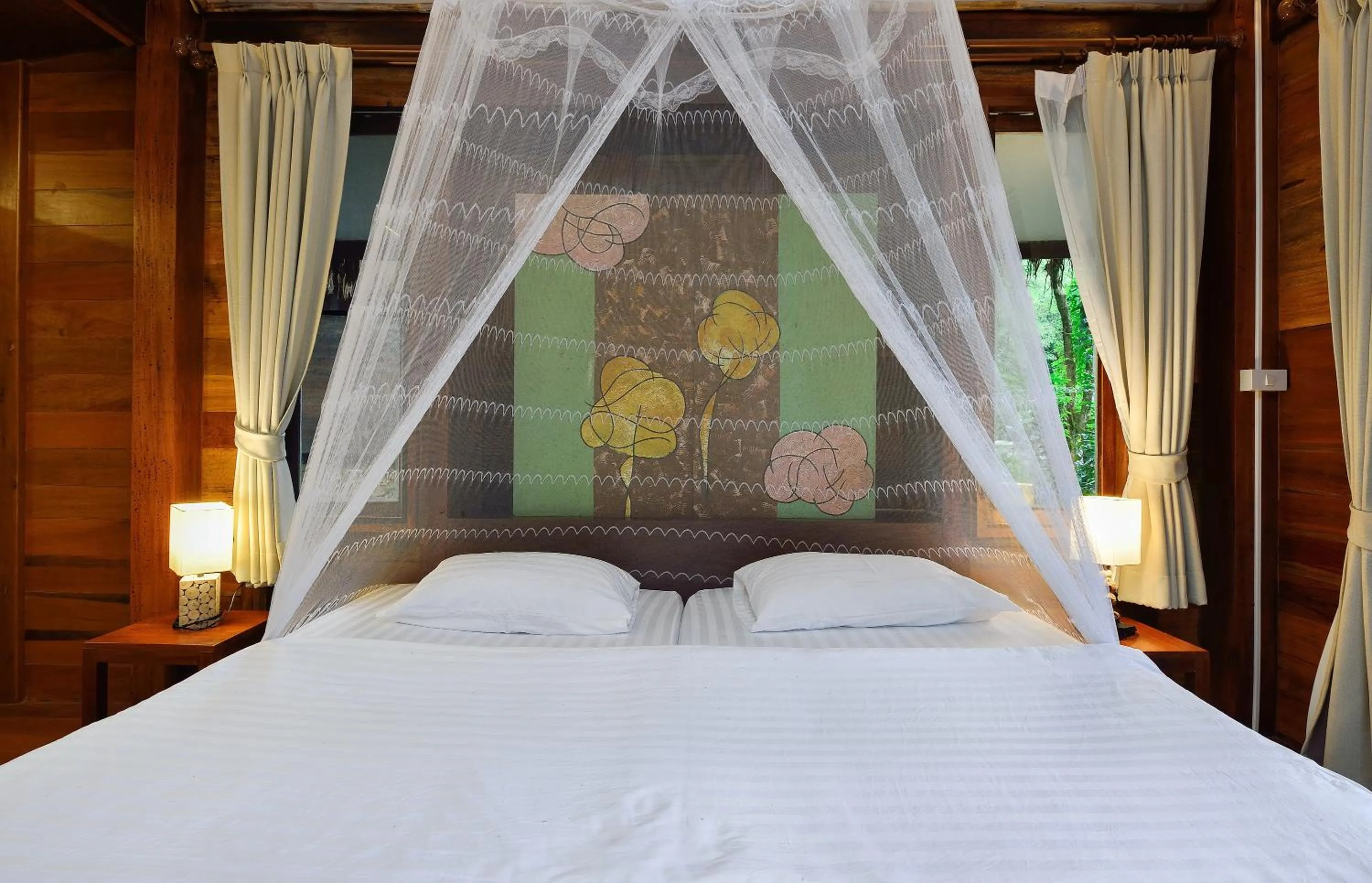 Bed in Koh Kood Resort