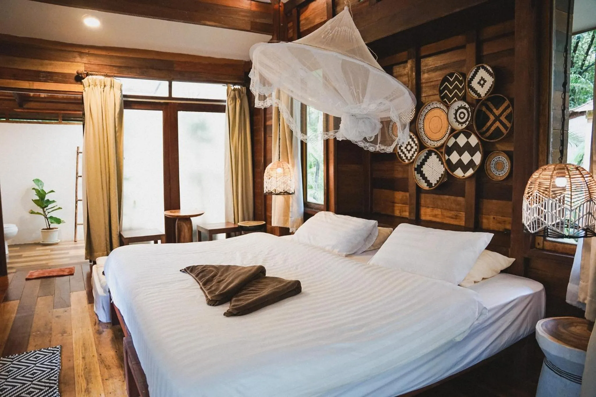 Bed in Koh Kood Resort
