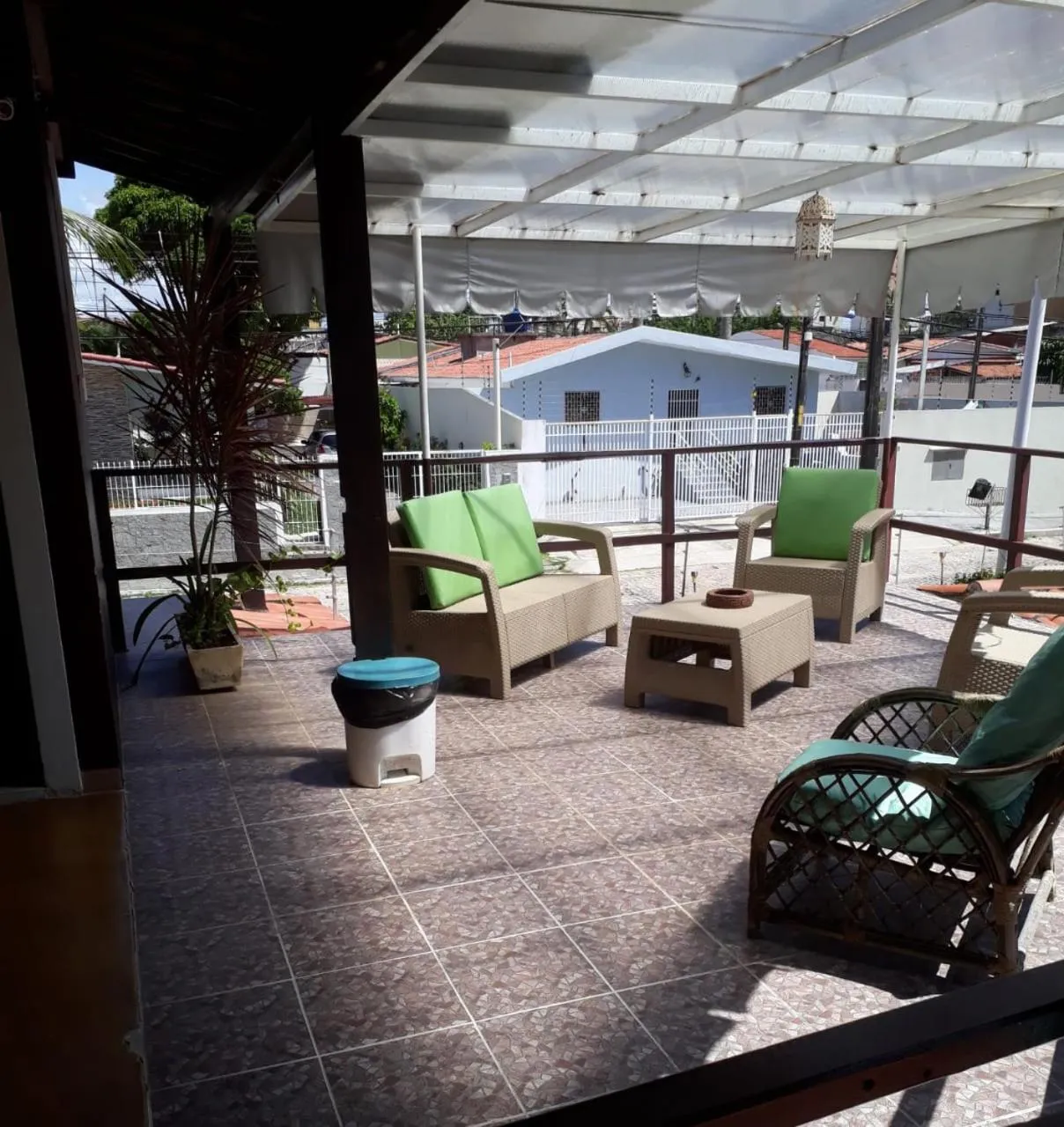 Patio in Bela Silvia Pousada