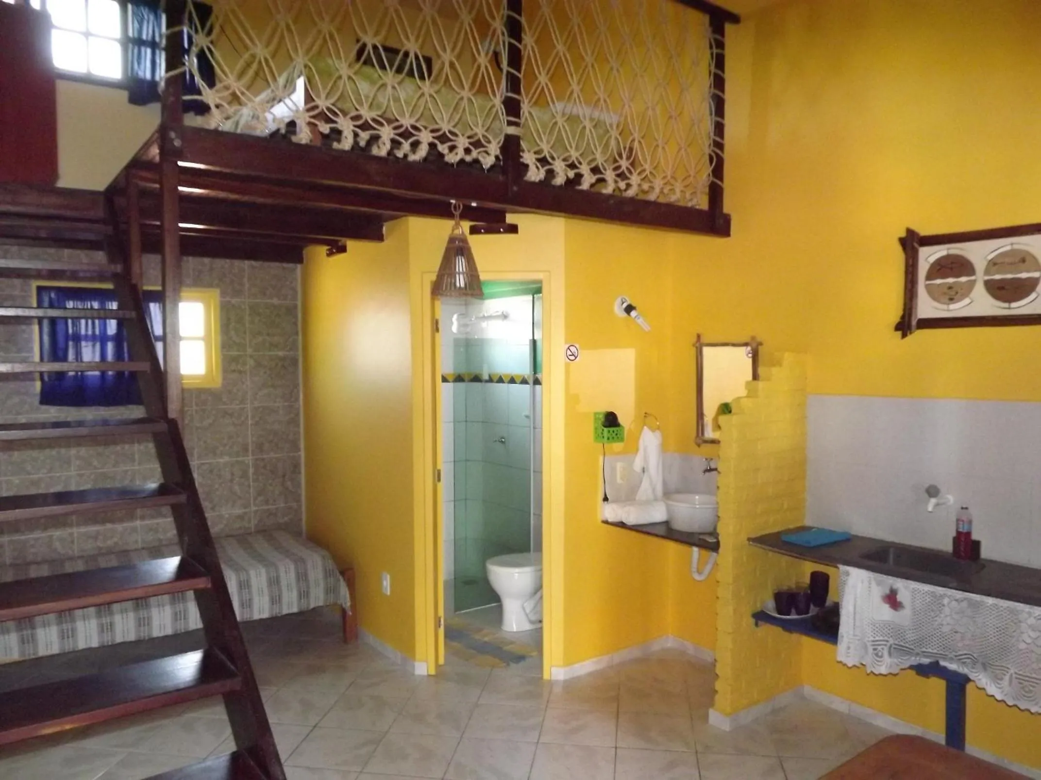 Bedroom in Bela Silvia Pousada