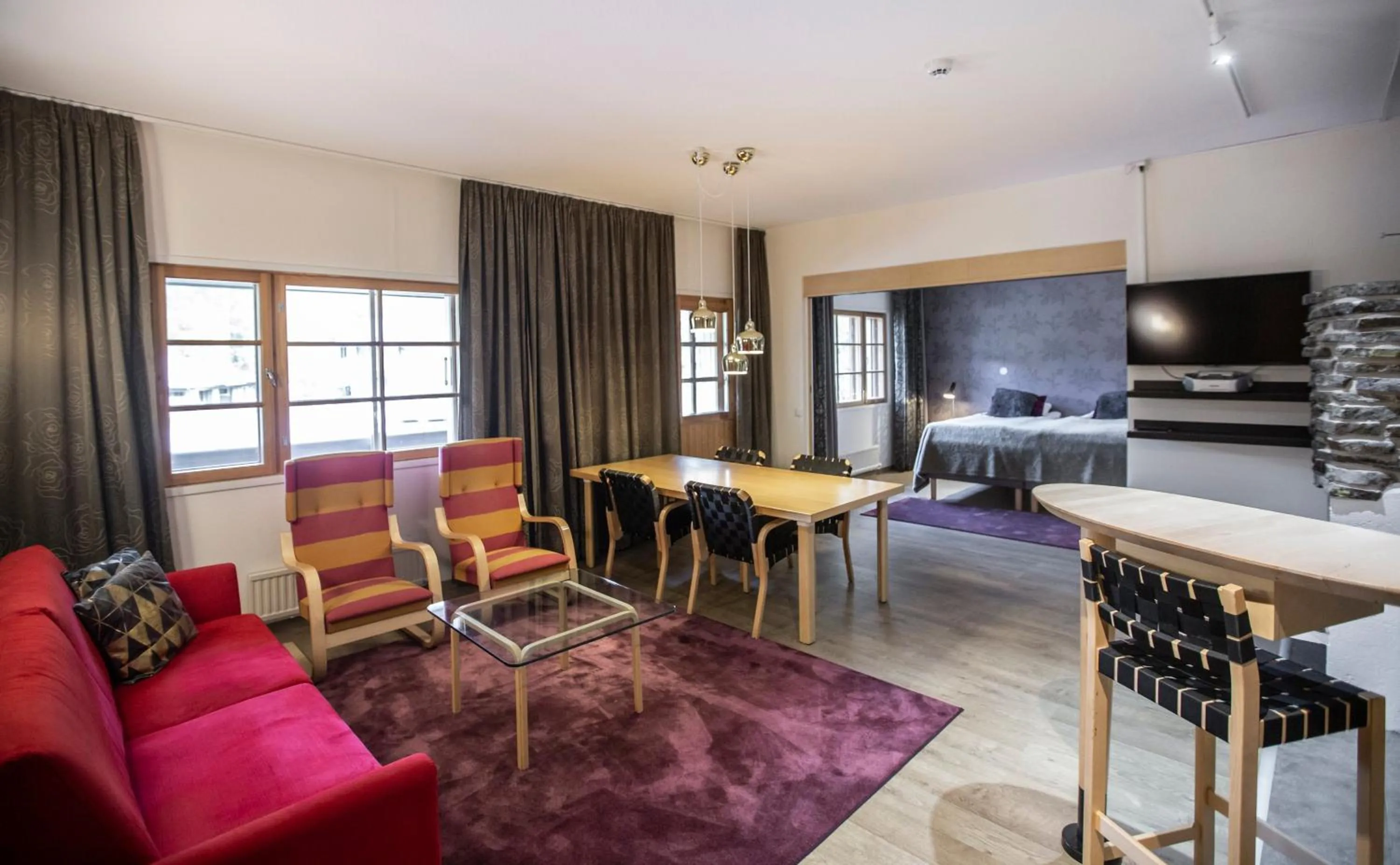 Seating area in Levi Hotel Spa