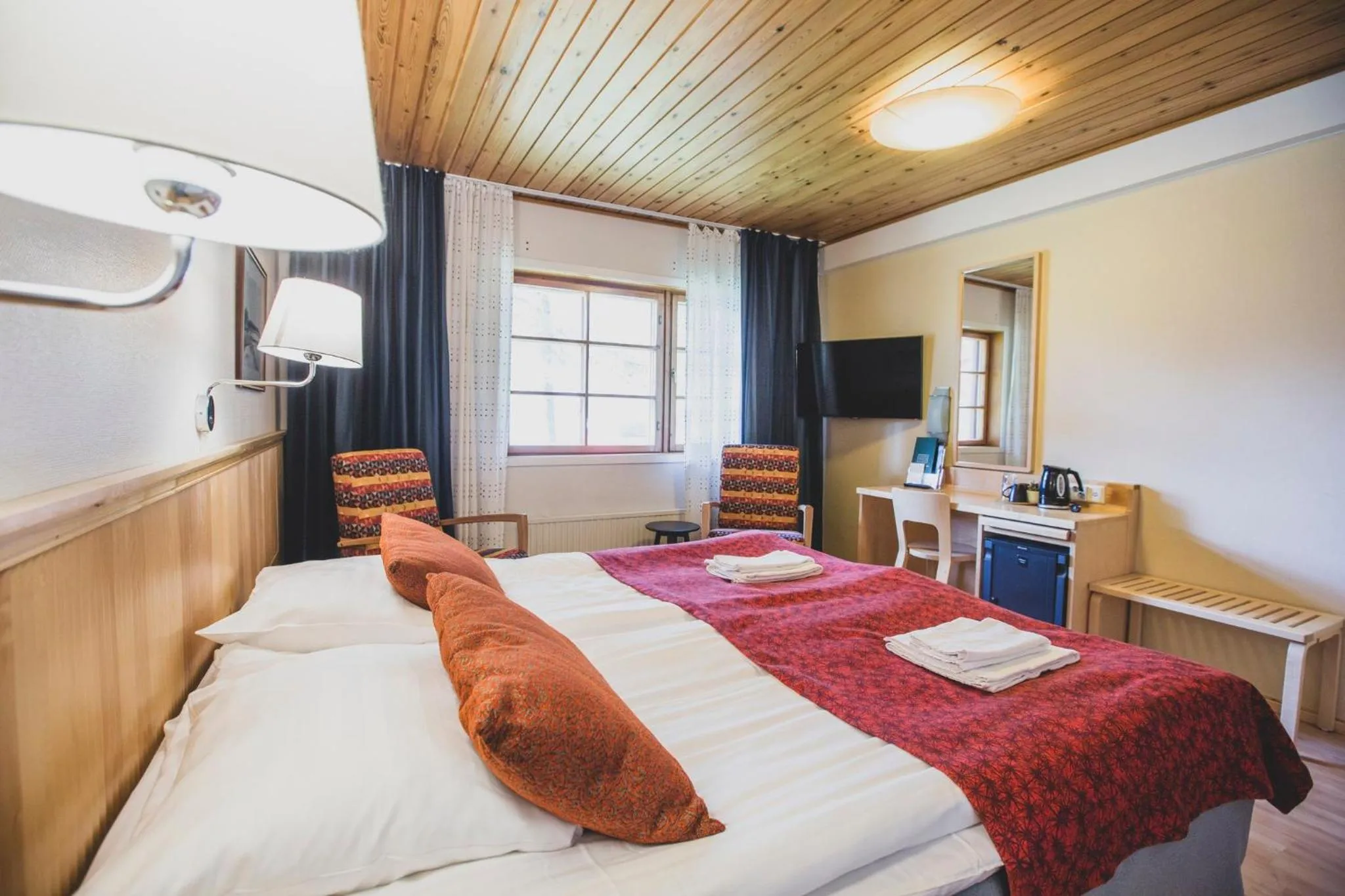 Bed in Levi Hotel Spa