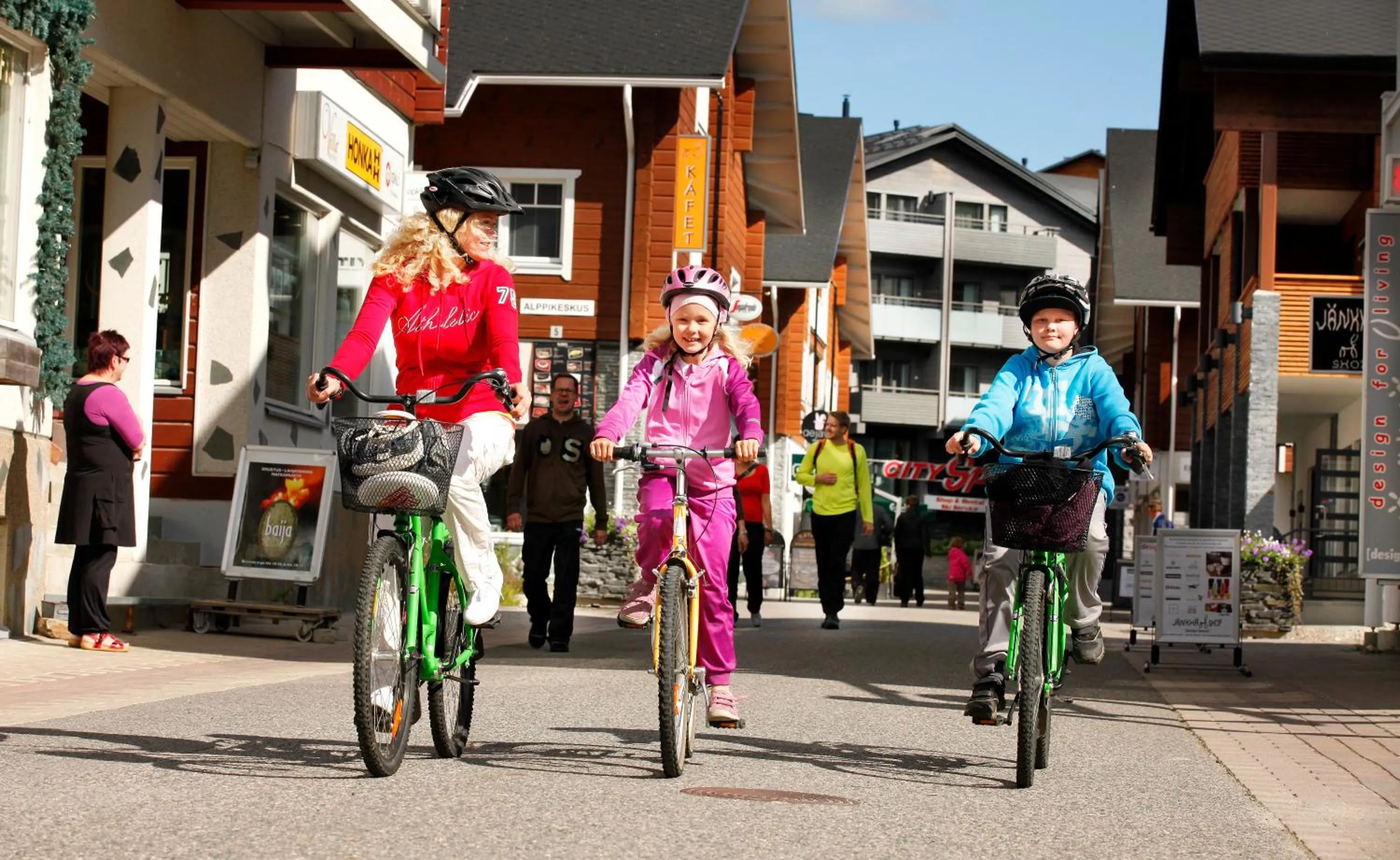 People in Levi Hotel Spa