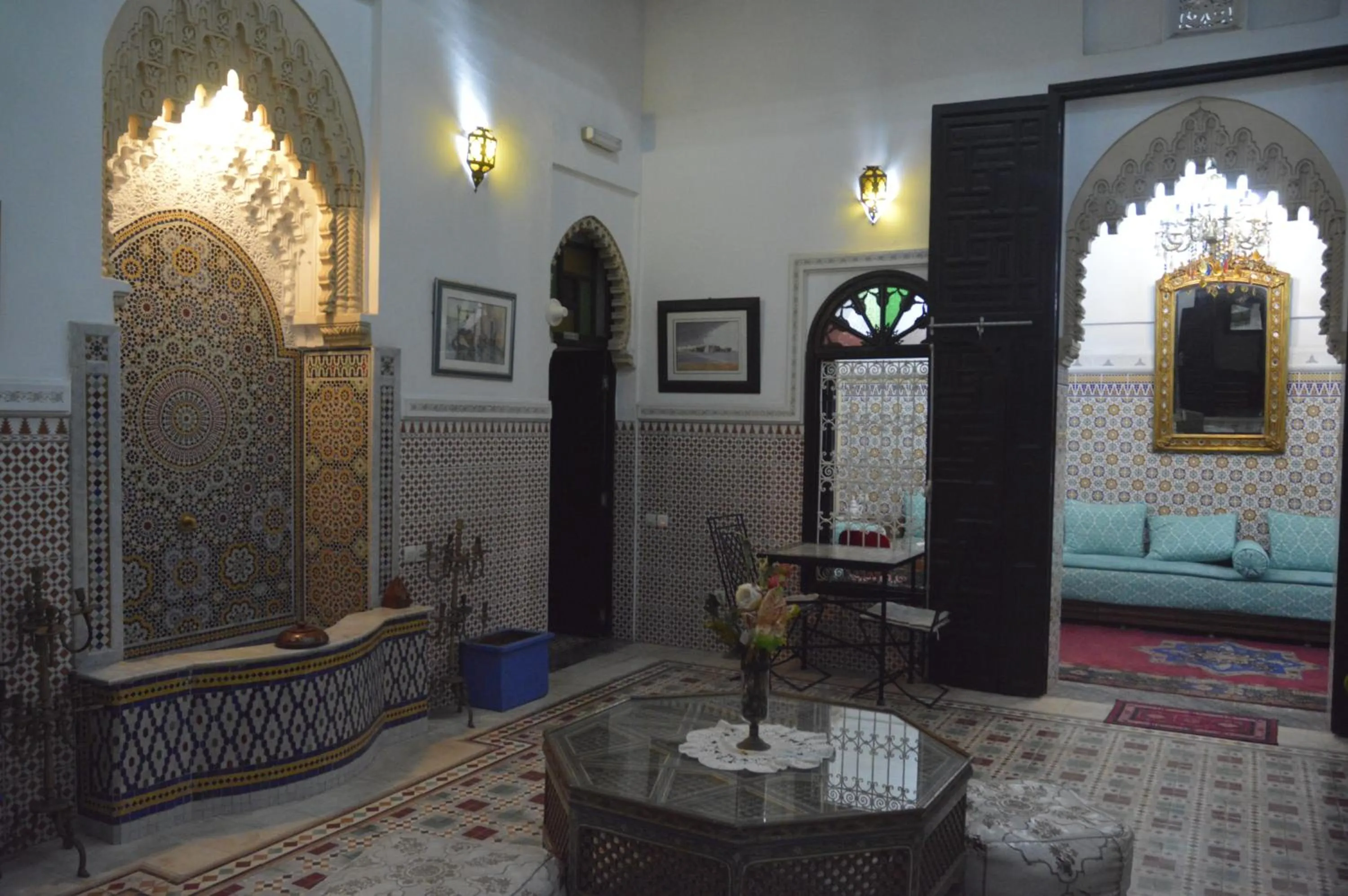 Bed in Riad Baddi