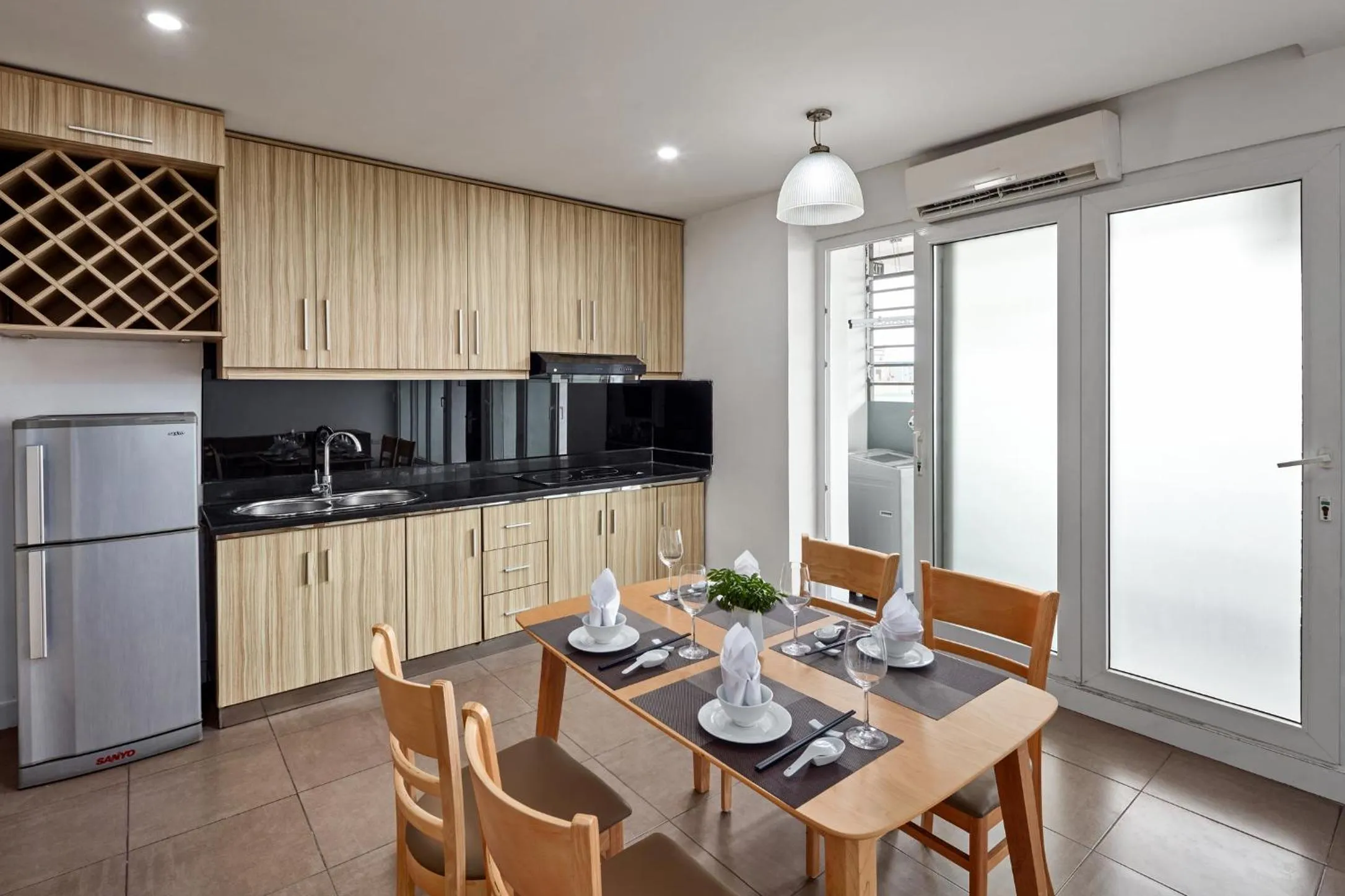 Kitchen or kitchenette in Ravatel Home Bac Giang